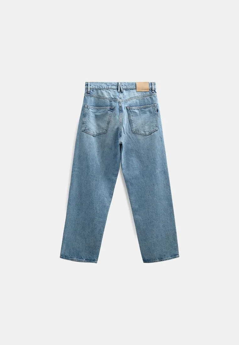 AKJAKOB JEANS-8010 LIGHT SEA BLUE - Light Sea blue sold by anerkjendt product image thumbnail 3