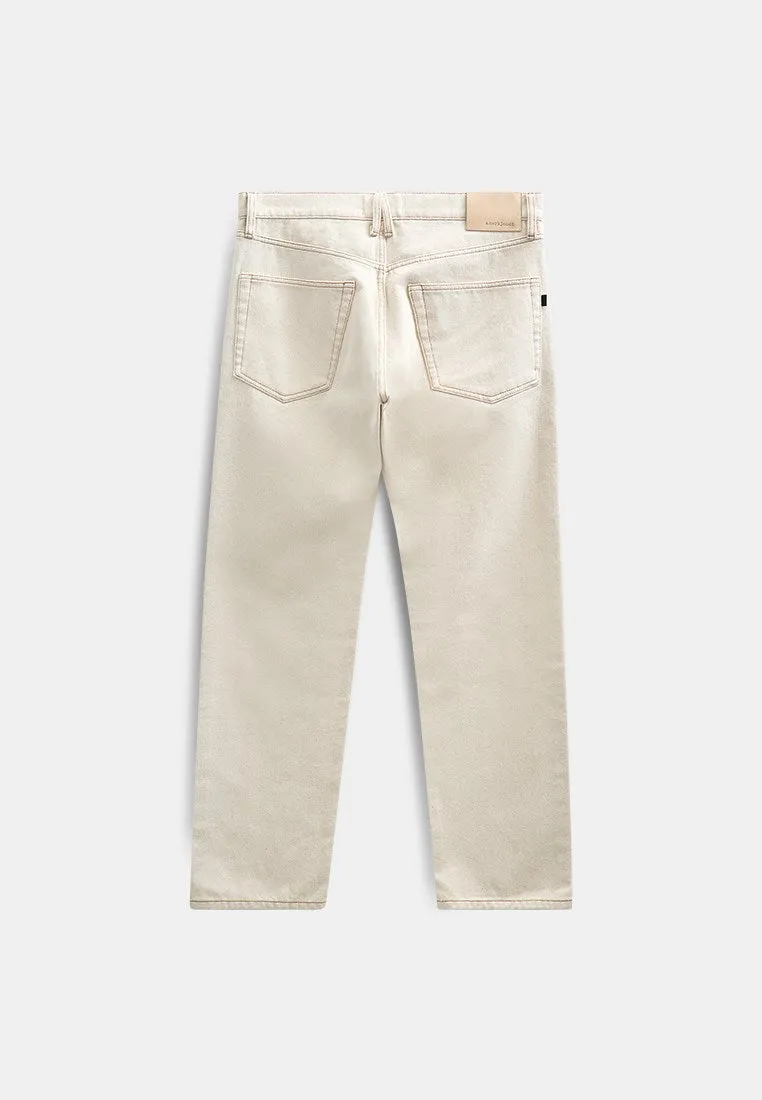 AKJUSTIN JEANS - 8009 ECRU - Ecru denim sold by anerkjendt product image thumbnail 4