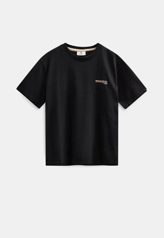 AKVILLADS AWORKWEARANDDENIM SS TEE - Caviar sold by anerkjendt