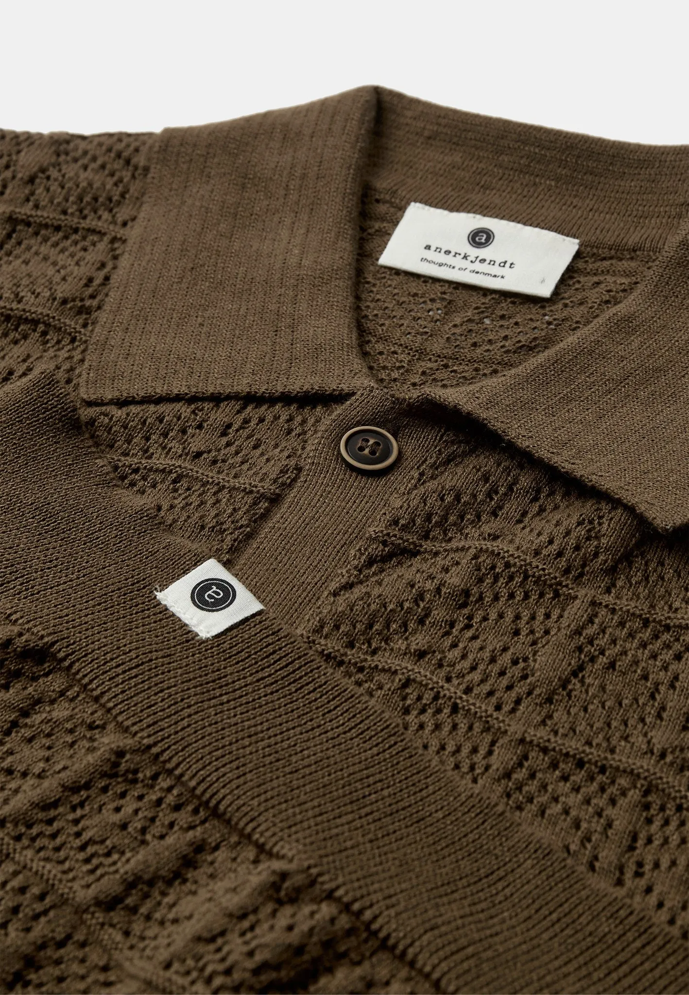 AKSAMUEL CARDIGAN KNIT - Teak sold by anerkjendt product image thumbnail 2