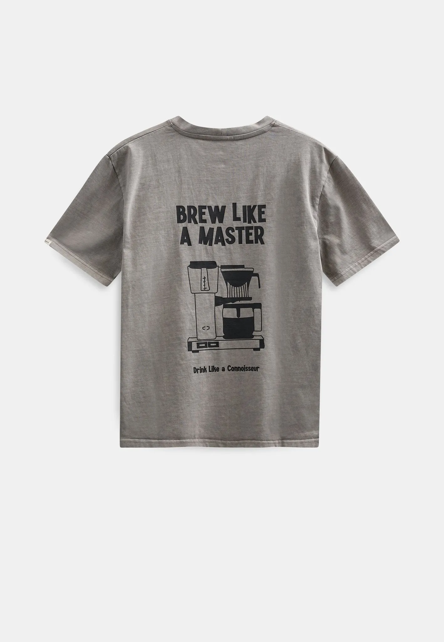 AKVILLADS BREWLIKEAMASTER SS TEE - Gray Flannel sold by anerkjendt product image thumbnail 3