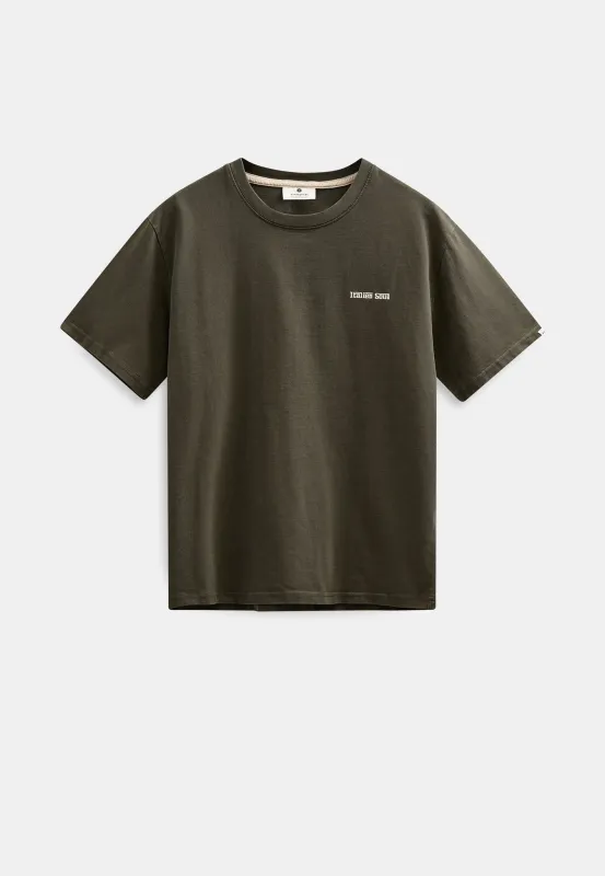 AKVILLADS ITALIEN COFFE SS TEE - Forest night made by anerkjendt