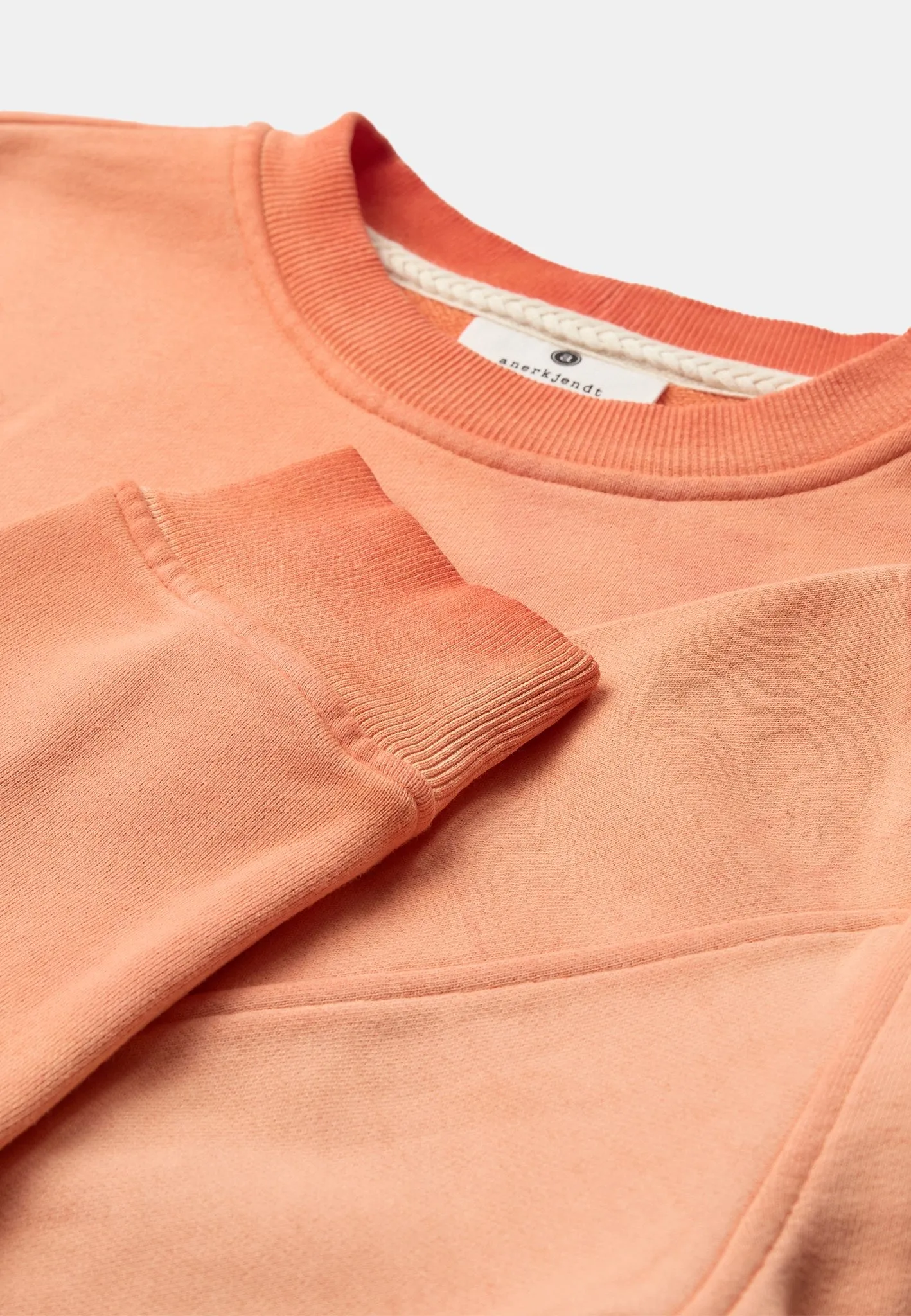 AKTONI WASHED SWEAT - Orange Tiger sold by anerkjendt product image thumbnail 2