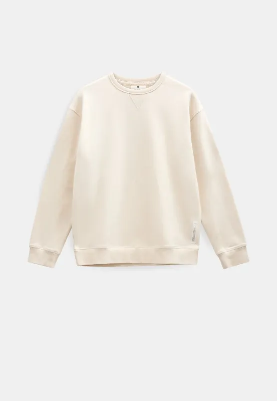 AKTONI UNDYED SWEAT - Tofu made by anerkjendt
