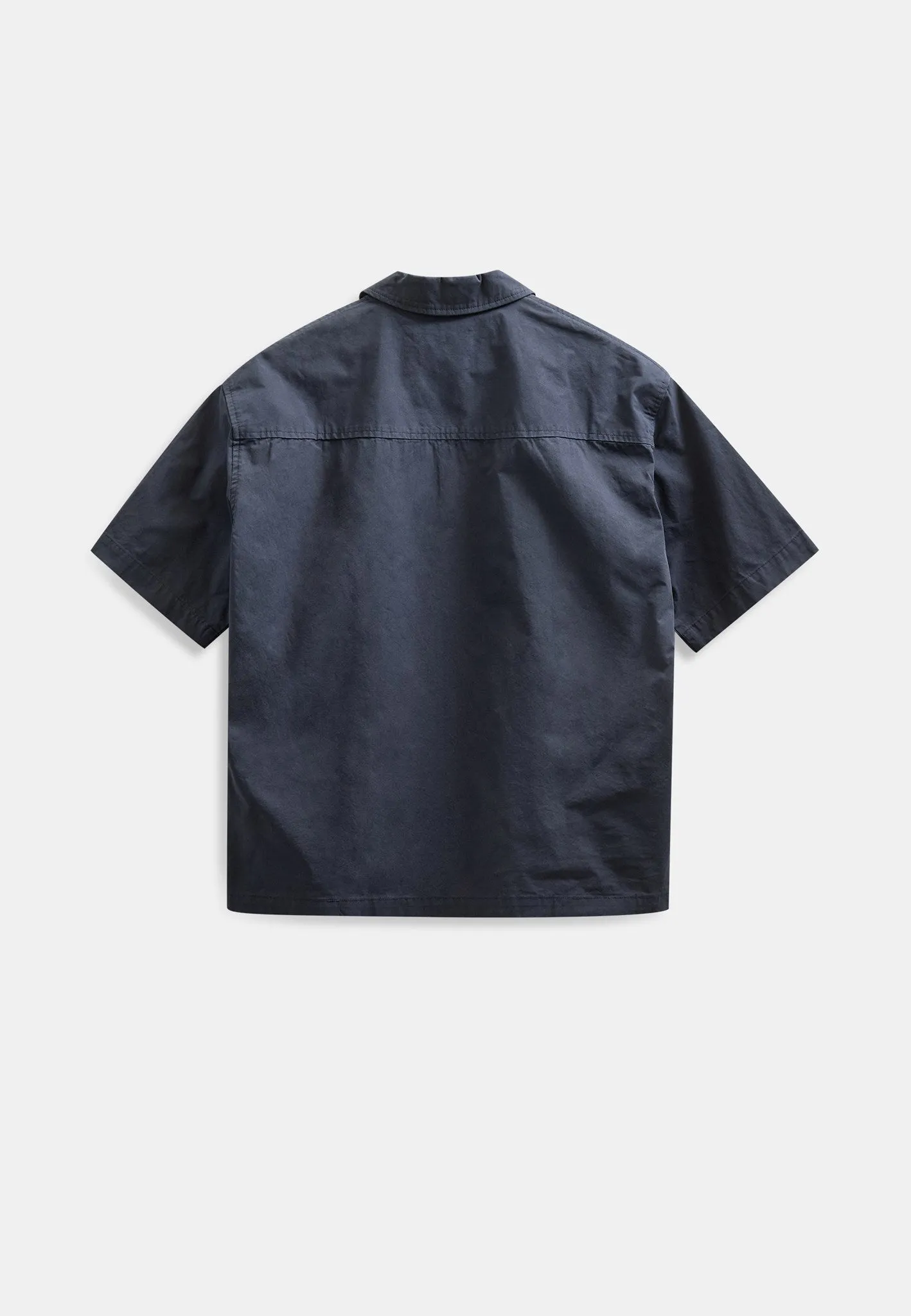 AKOTTO COTTON POPLIN SS OVERSHIRT - Sky Captain sold by anerkjendt product image thumbnail 3