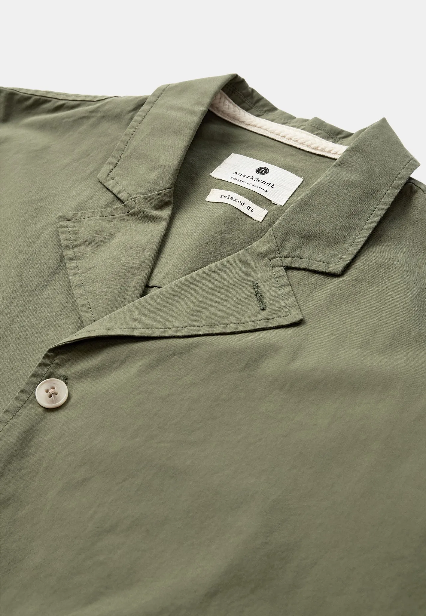 AKOTTO COTTON POPLIN SS OVERSHIRT - Loden Green sold by anerkjendt product image thumbnail 2