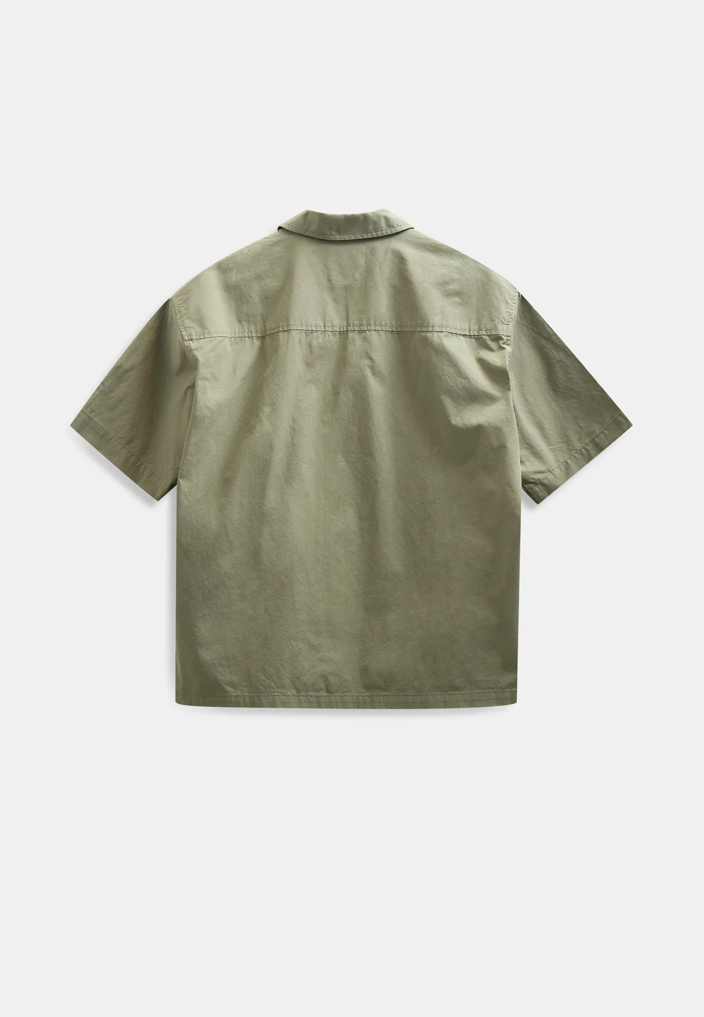 AKOTTO COTTON POPLIN SS OVERSHIRT - Loden Green sold by anerkjendt product image thumbnail 3