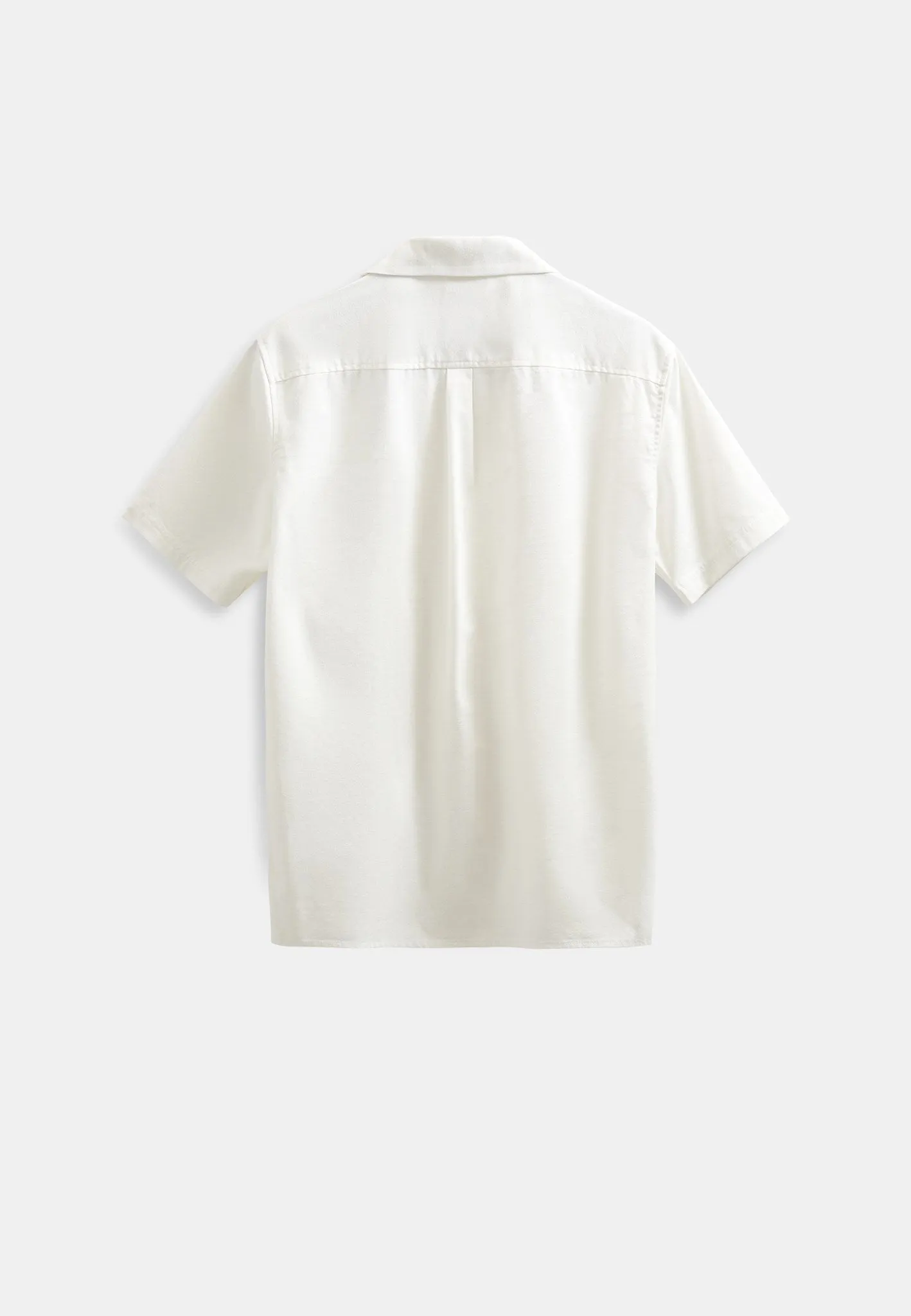 AKLEO COT/LINEN/VIS S/S SHIRT - Tofu sold by anerkjendt product image thumbnail 3