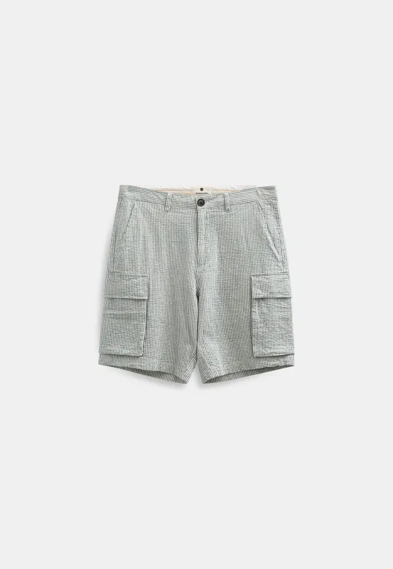 AKJAN STRIPE SHORTS - Tofu made by anerkjendt