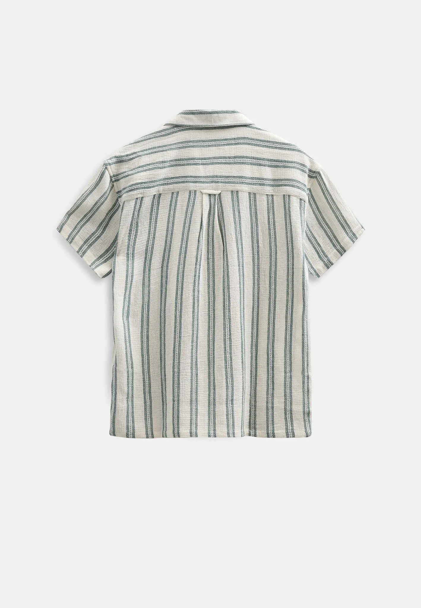AKLEANDER STRUC STRIPE2 SS SHIRT - Tofu sold by anerkjendt product image thumbnail 3
