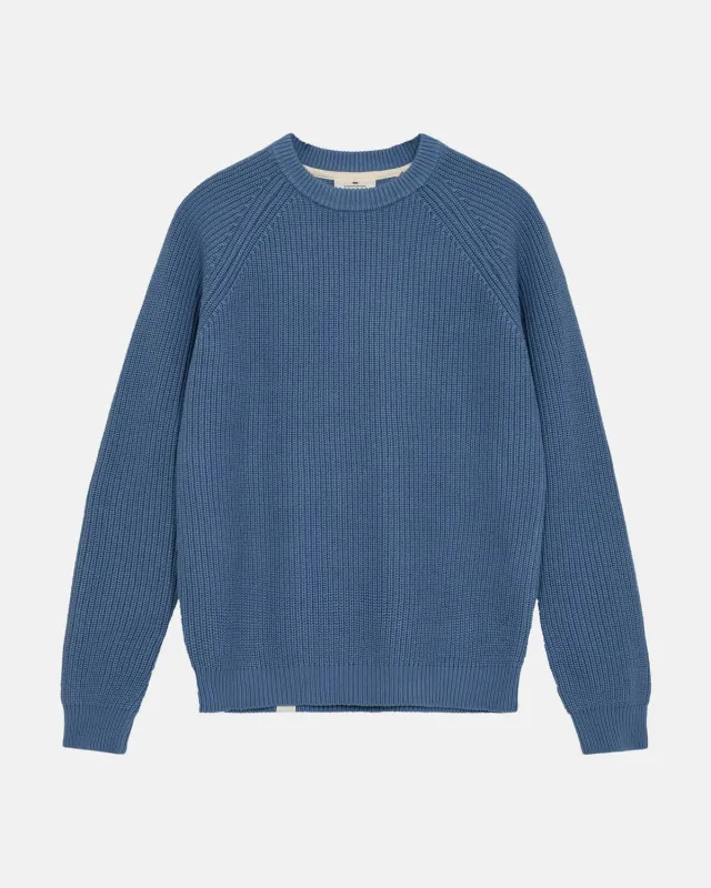 AKSUNE PATENT KNIT - Copen Blue made by anerkjendt
