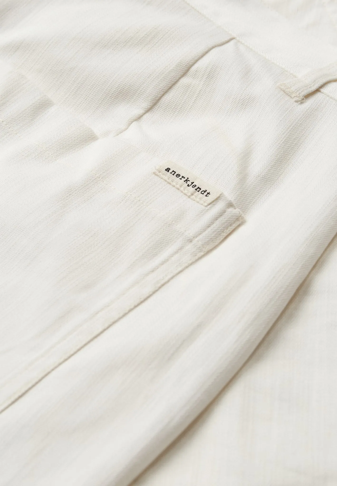 AKJAKOB COTTON SHORTS - Tofu sold by anerkjendt product image thumbnail 2