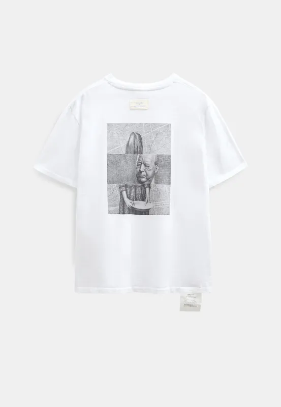 AKVILLADS AXDK9 SS TEE - Bright White made by anerkjendt