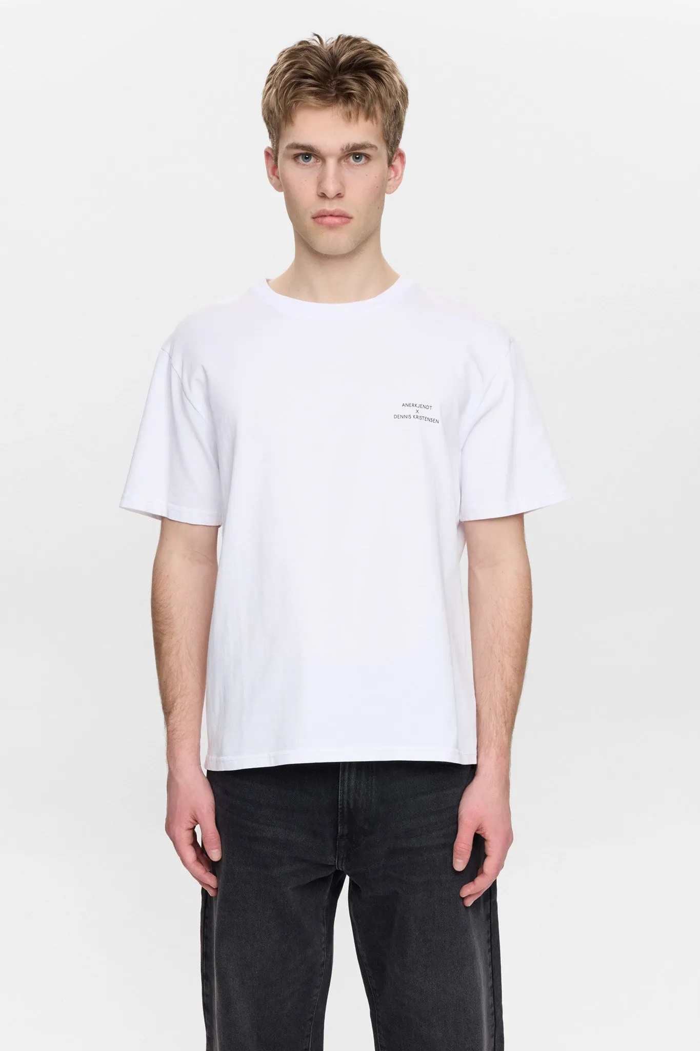 AKVILLADS AXDK9 SS TEE - Bright White sold by anerkjendt product image thumbnail 4