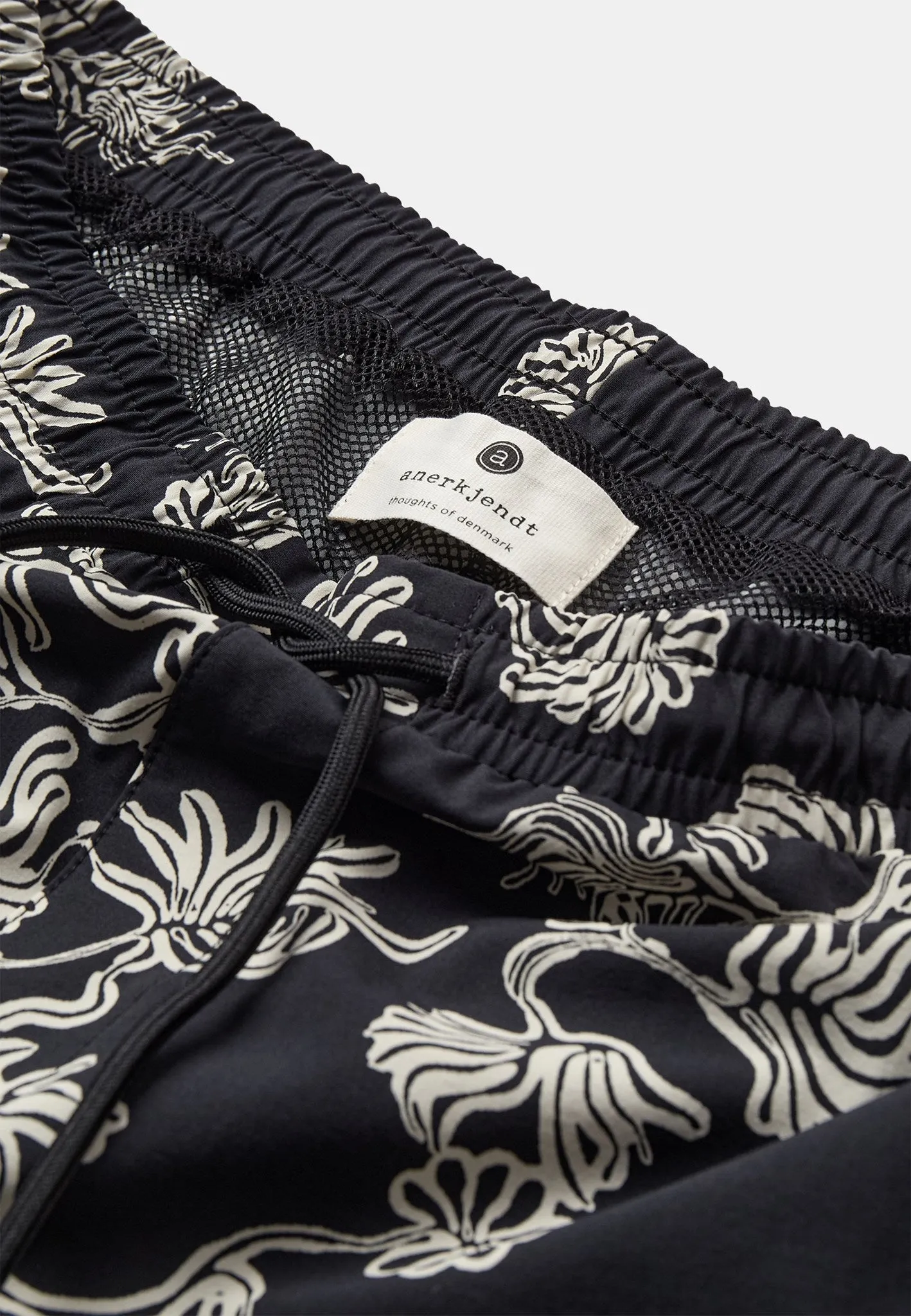 AKSHARK AOP SWIMSHORTS - Caviar sold by anerkjendt product image thumbnail 2