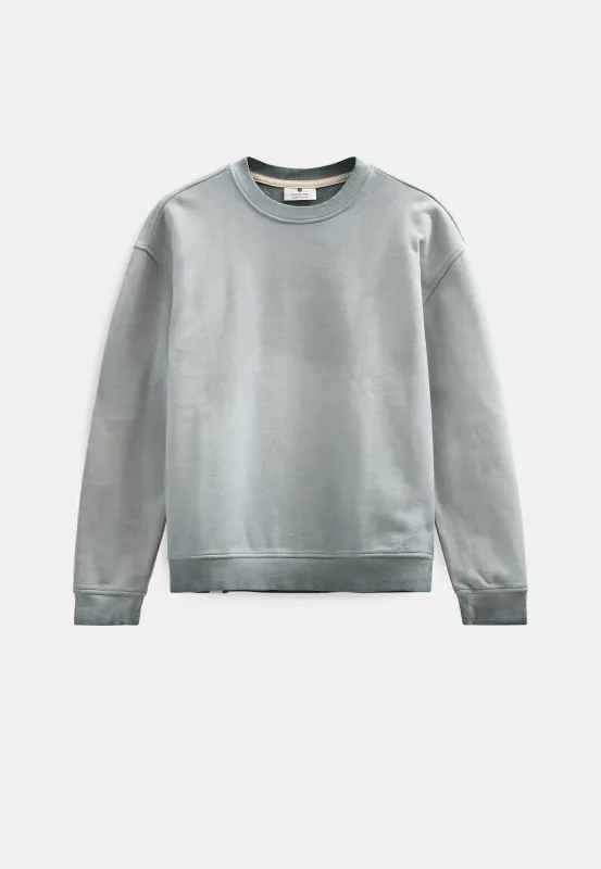 AKTONI WASHED SWEAT - Light Blue made by anerkjendt