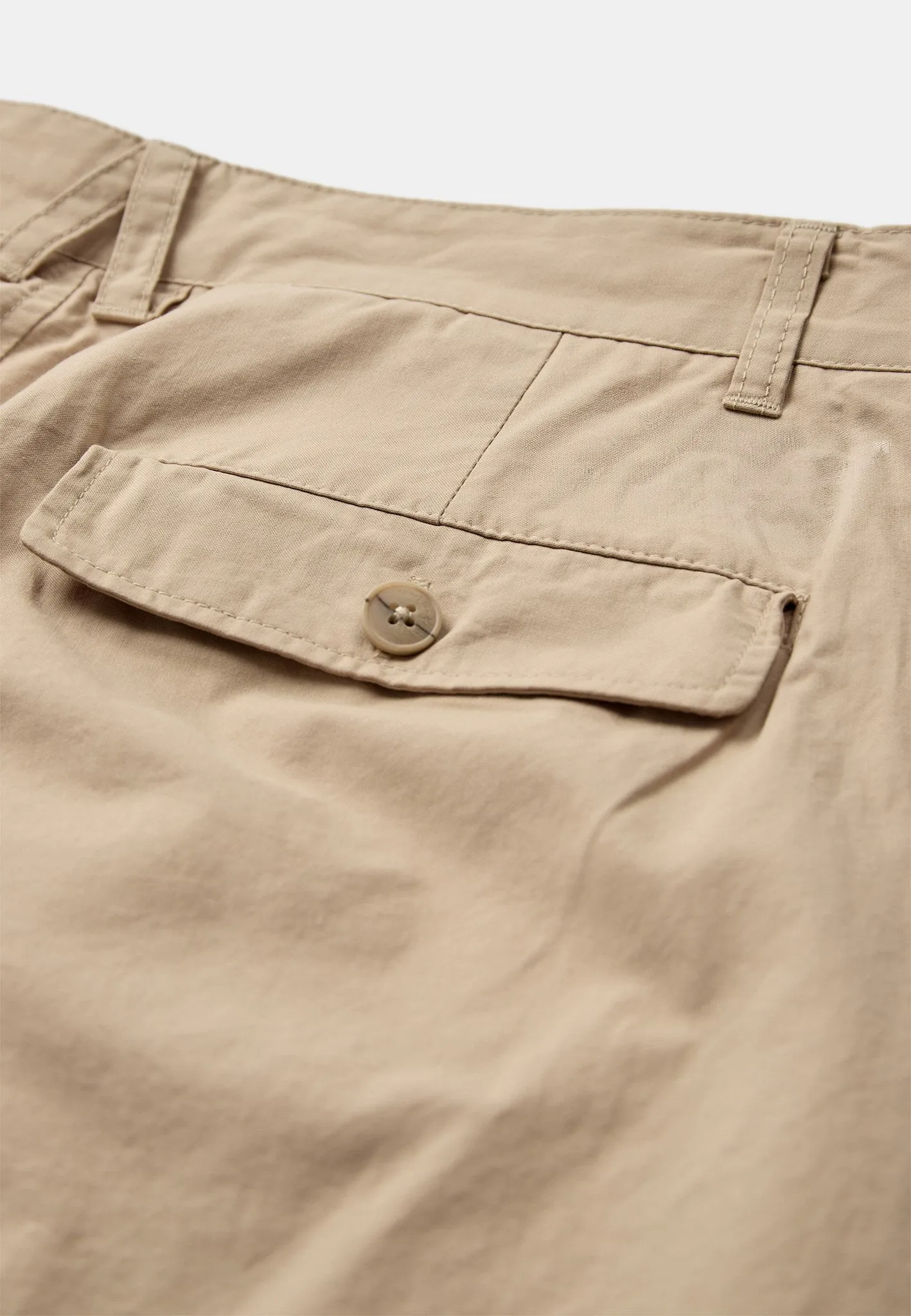 AKJAN COTTON POPLIN PANTS - Incense sold by anerkjendt product image thumbnail 2