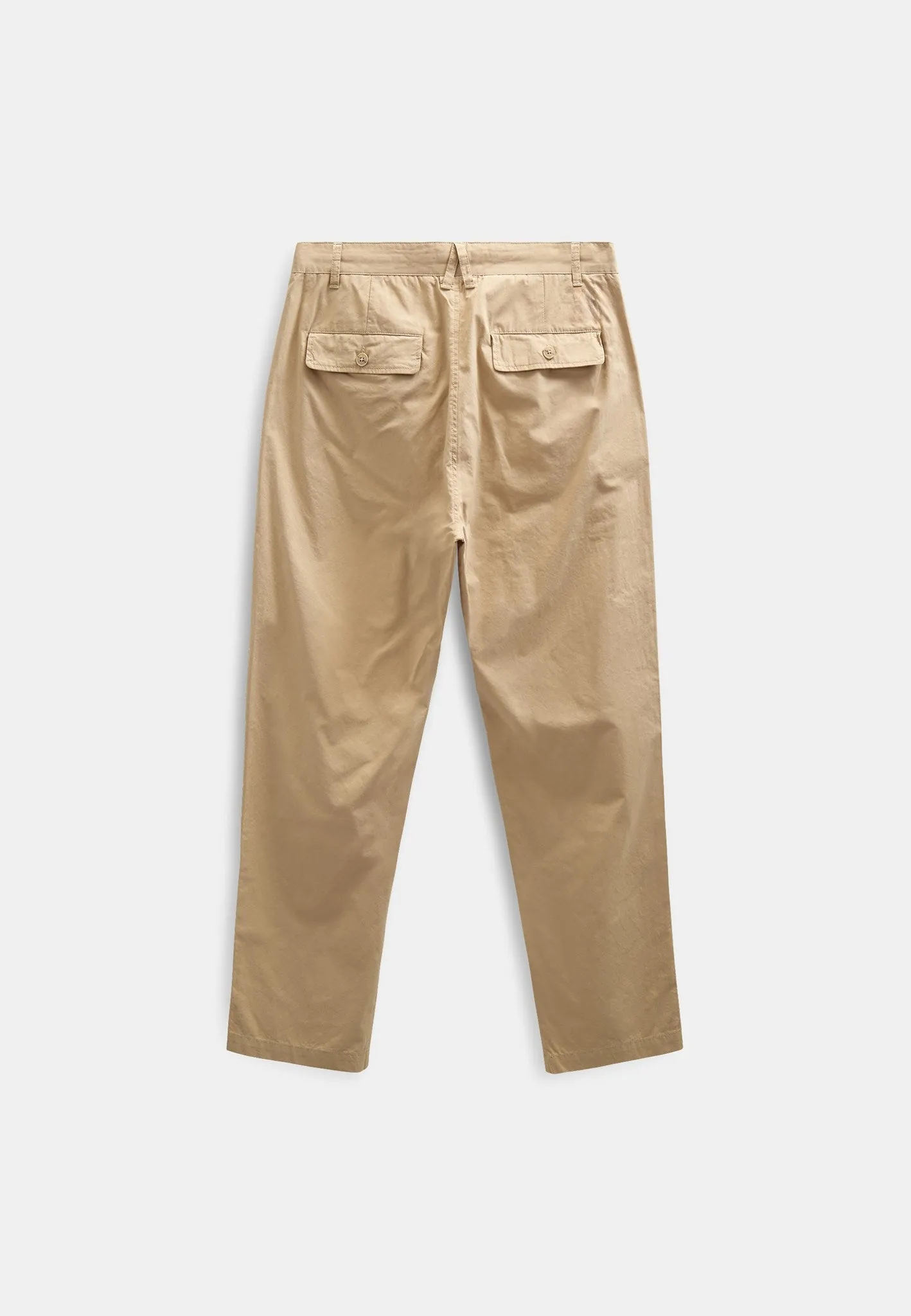 AKJAN COTTON POPLIN PANTS - Incense sold by anerkjendt product image thumbnail 3