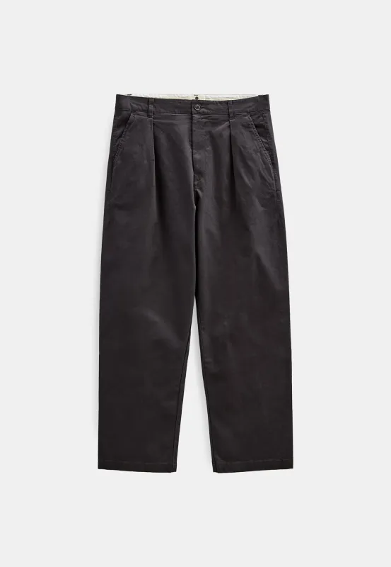 AKJAKOB COTTON PLEAT PANTS - Magnet made by anerkjendt