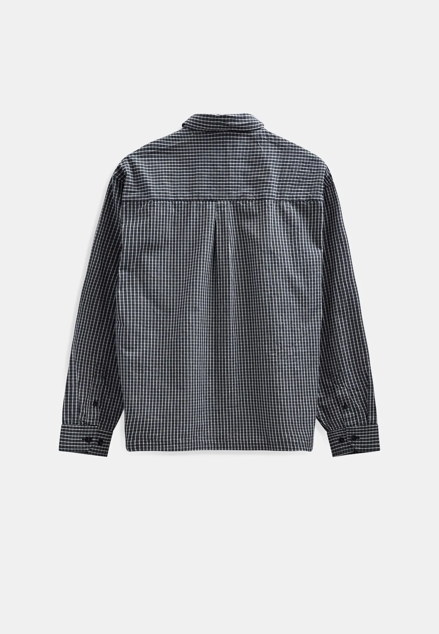 AKOTTO POPLIN CHECK LS SHIRT - Sky Captain sold by anerkjendt product image thumbnail 3