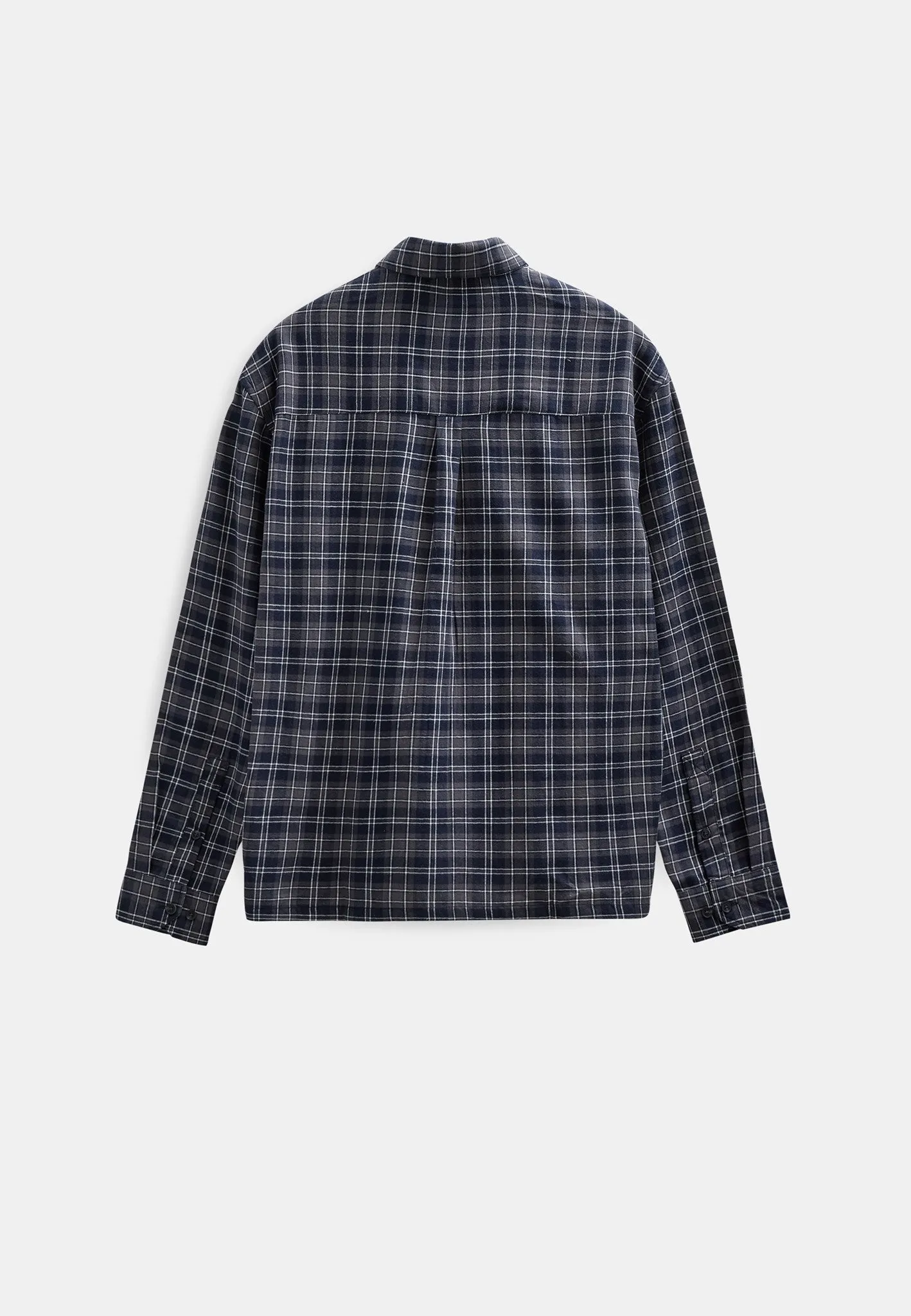 AKOTTO FLANNEL CHECK LS SHIRT - Sky Captain sold by anerkjendt product image thumbnail 3