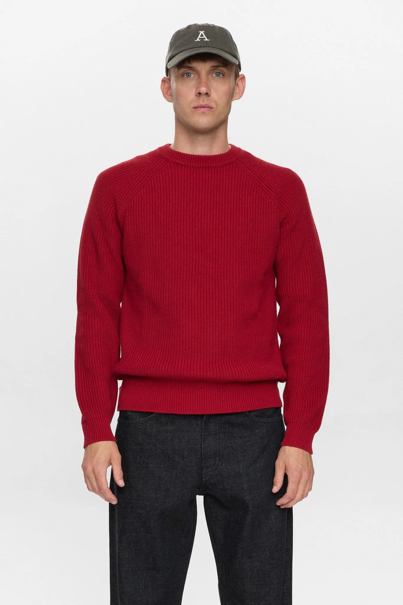 AKSUNE PATENT KNIT - Red Dahlia sold by anerkjendt product image thumbnail 4
