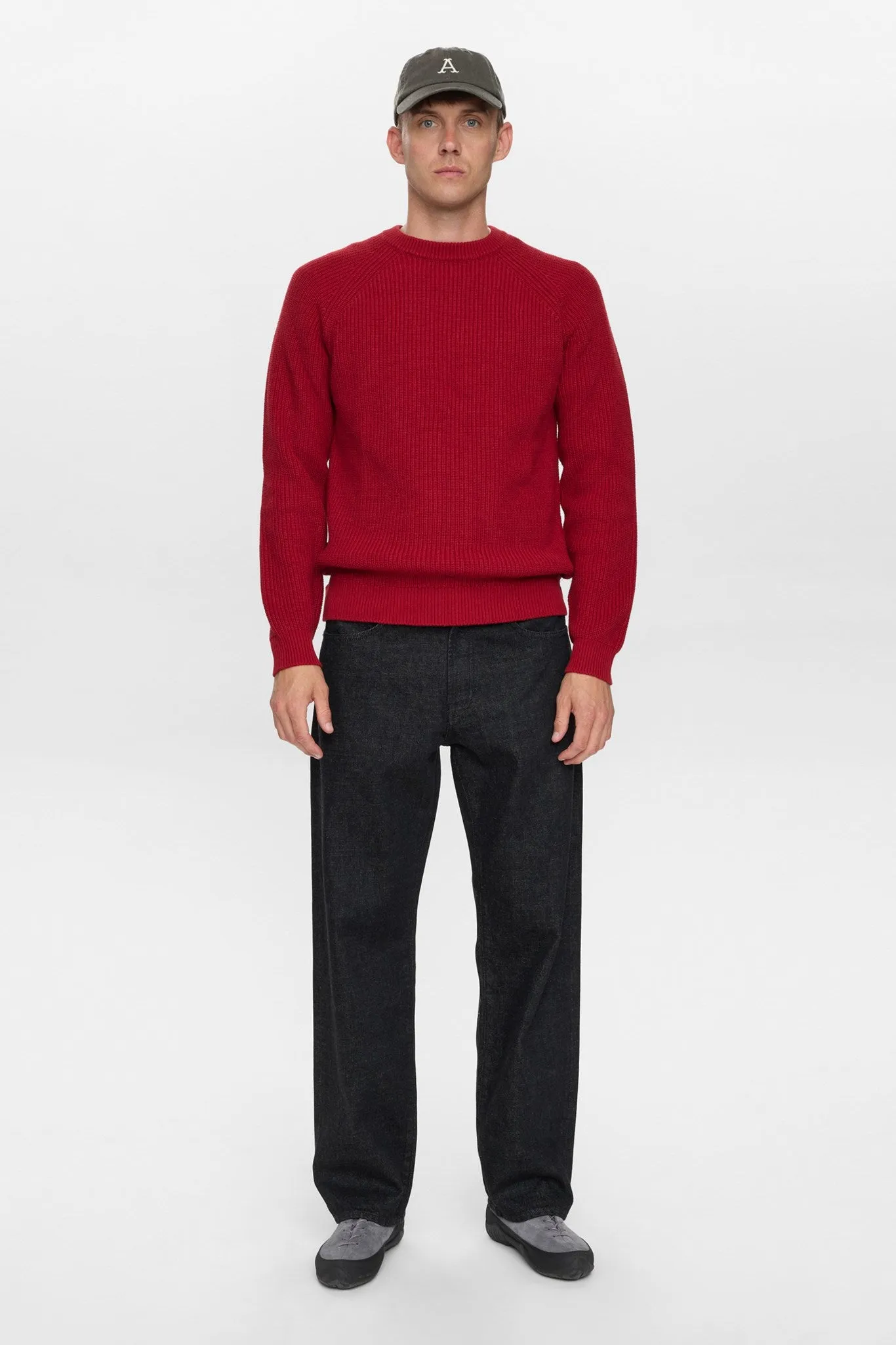 AKSUNE PATENT KNIT - Red Dahlia sold by anerkjendt product image thumbnail 5