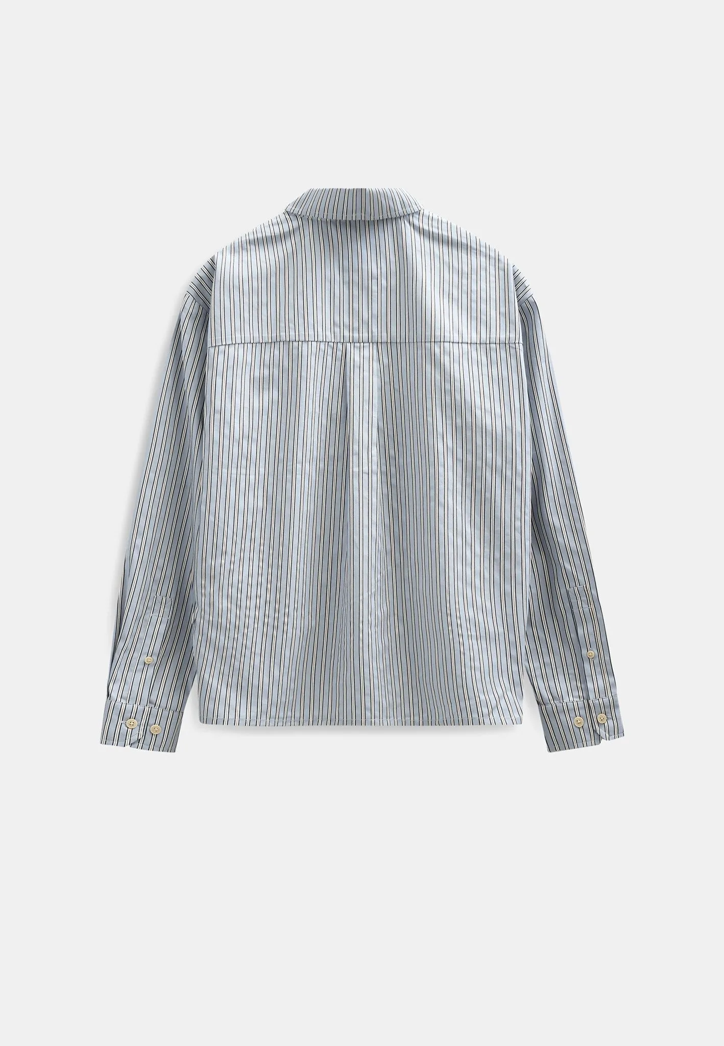 AKOTTO STRIPE LS SHIRT - Light Blue sold by anerkjendt product image thumbnail 3