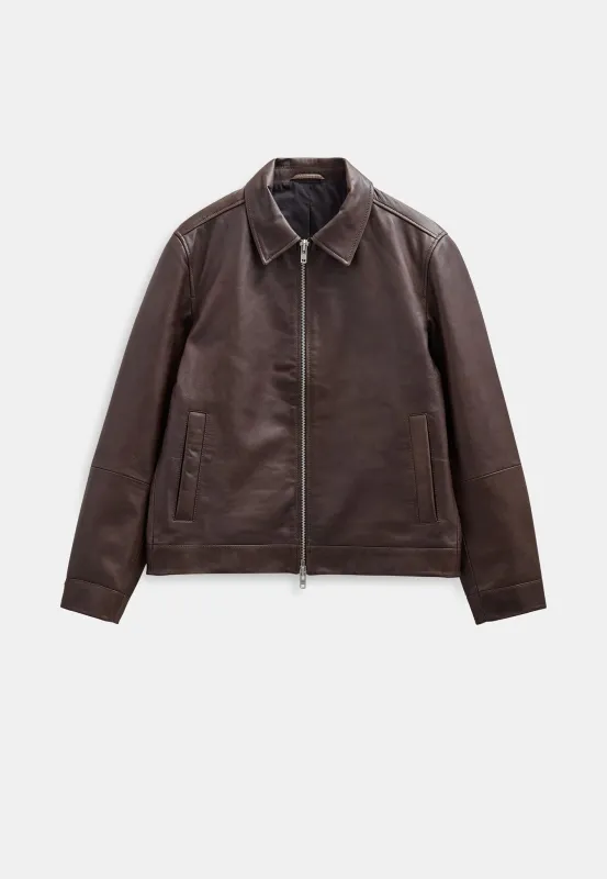 AKCARL LEATHER JACKET - Delicioso made by anerkjendt