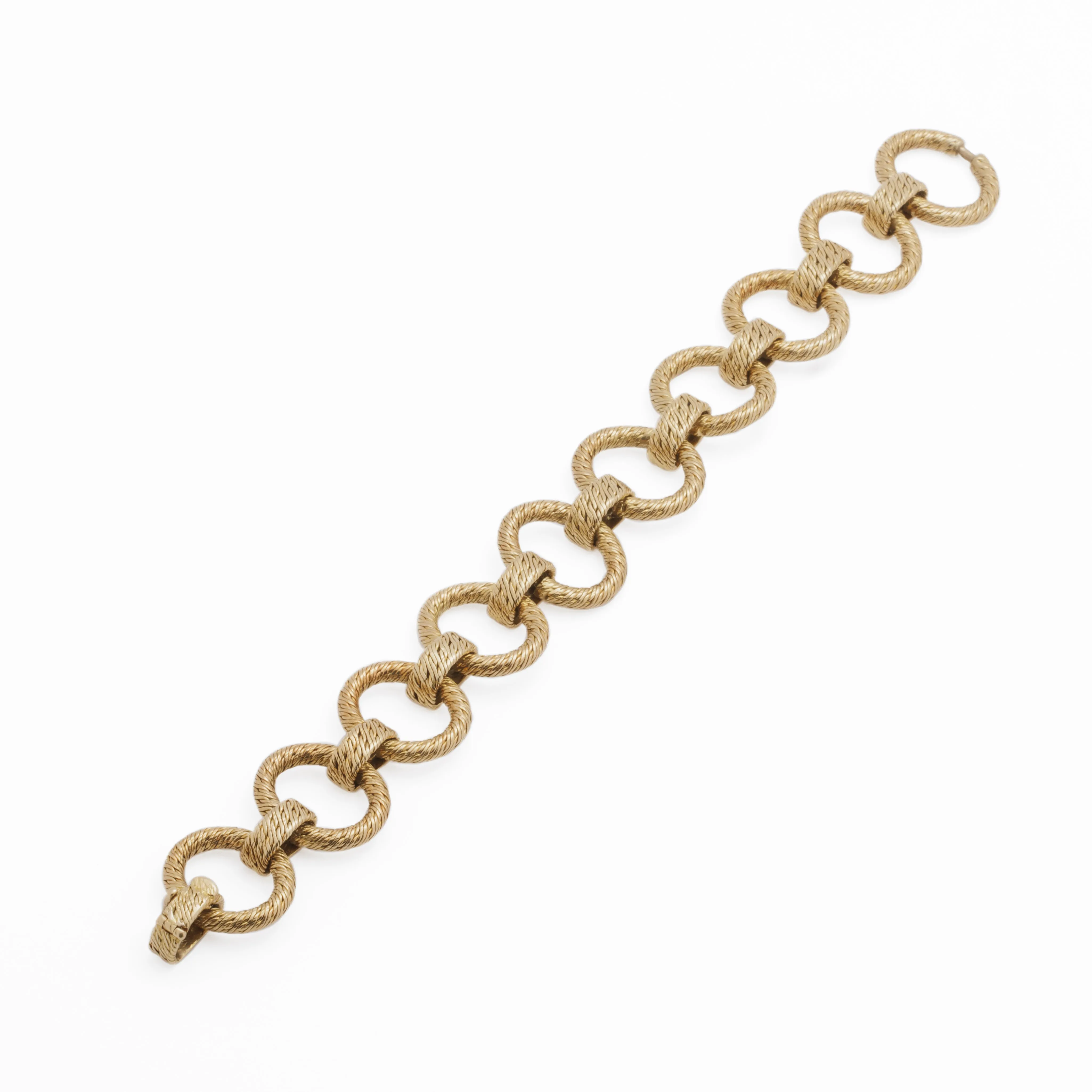 18K GEORGES LENFANT CIRCLE LINK BRACELET sold by Stephanie Windsor product image thumbnail 4