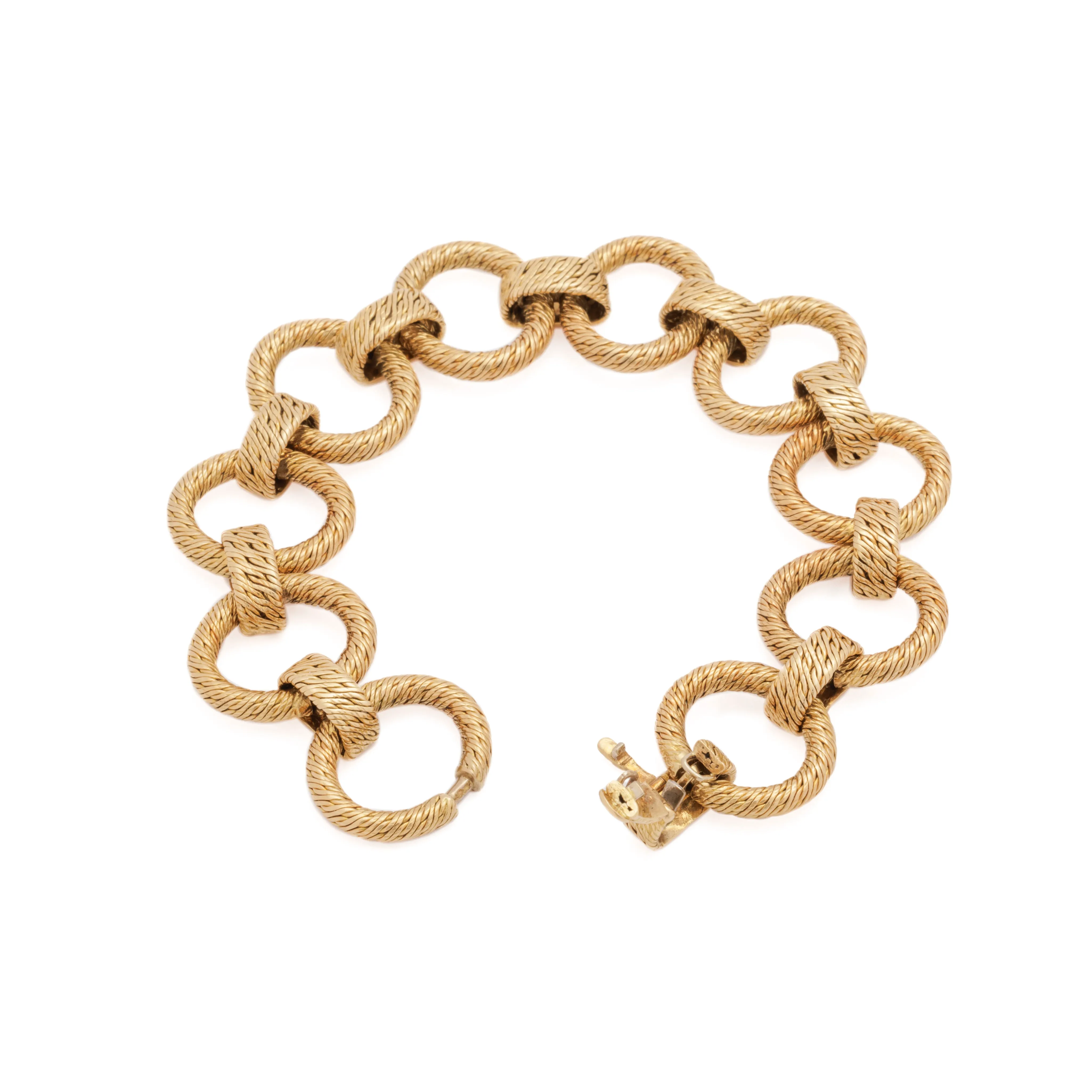 18K GEORGES LENFANT CIRCLE LINK BRACELET sold by Stephanie Windsor product image thumbnail 3