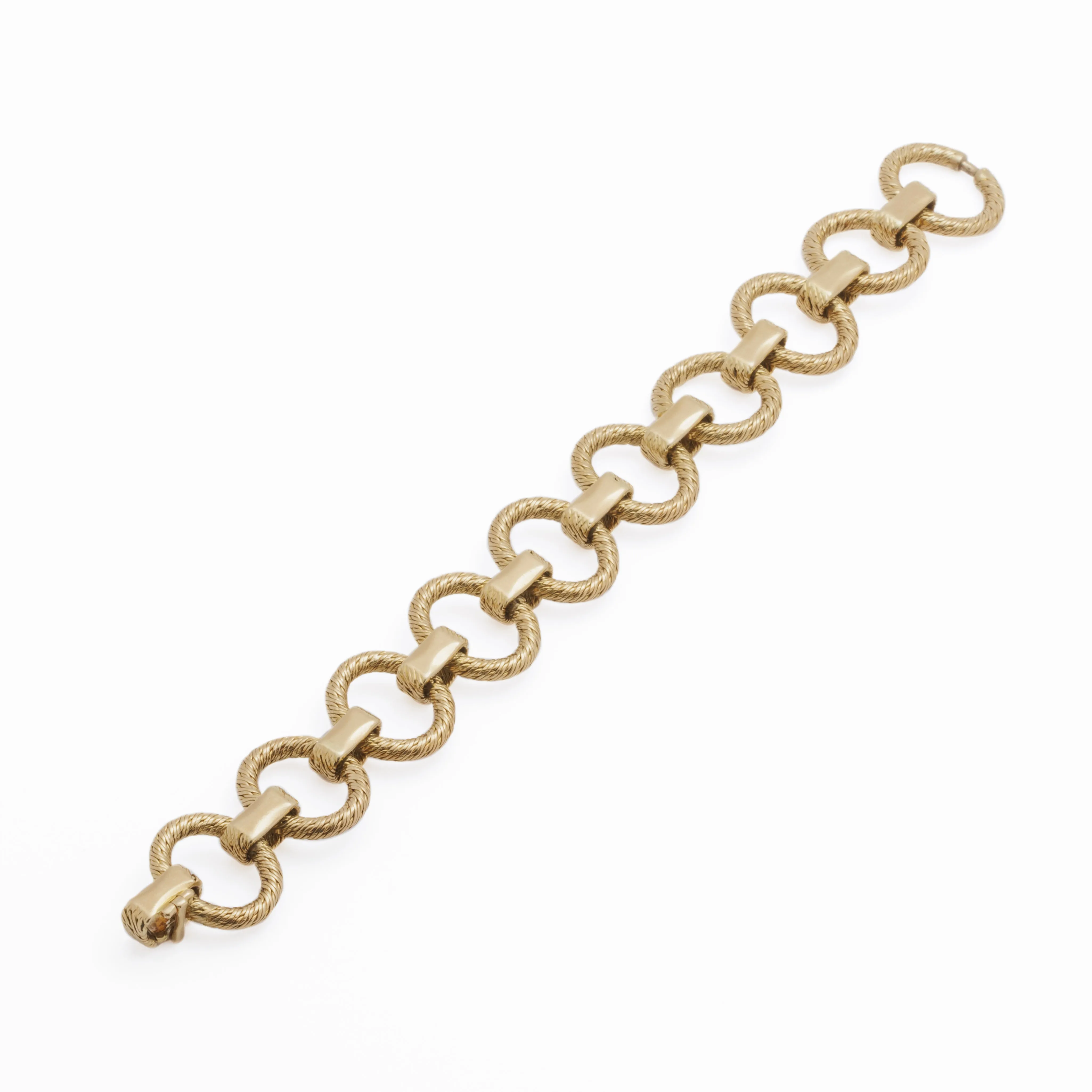 18K GEORGES LENFANT CIRCLE LINK BRACELET sold by Stephanie Windsor product image thumbnail 5