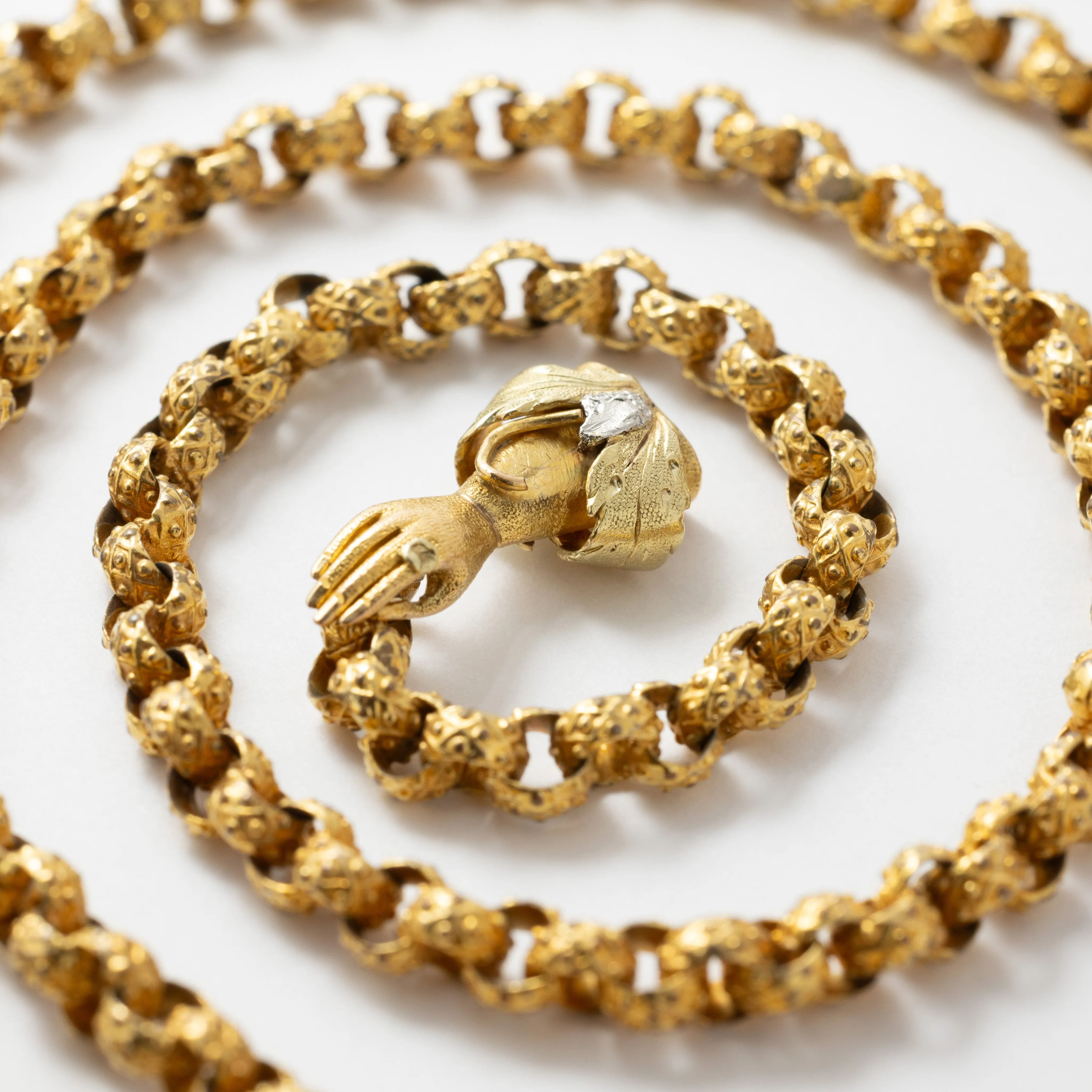 GEORGIAN HAND CLASP CHAIN sold by Stephanie Windsor product image thumbnail 4