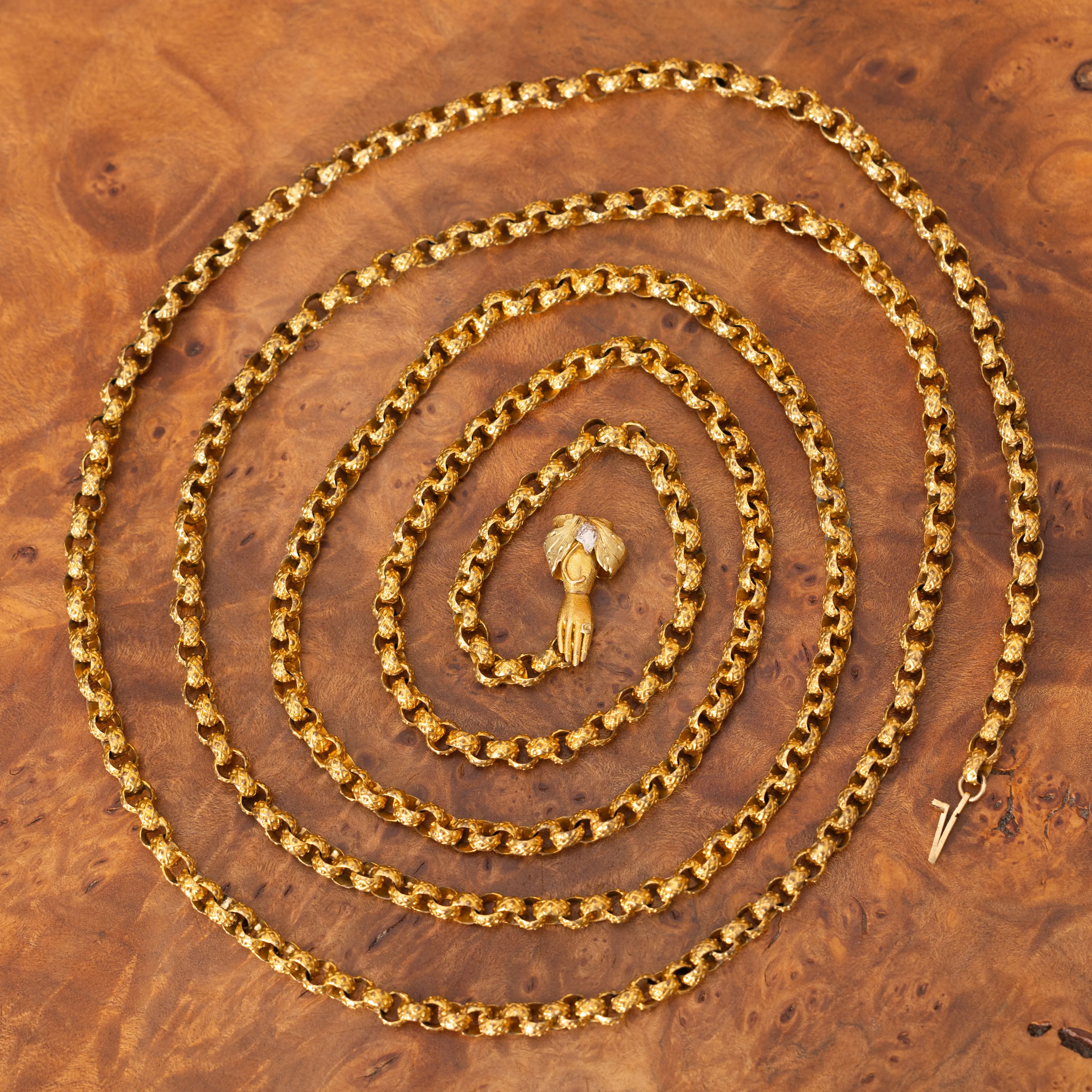 GEORGIAN HAND CLASP CHAIN sold by Stephanie Windsor