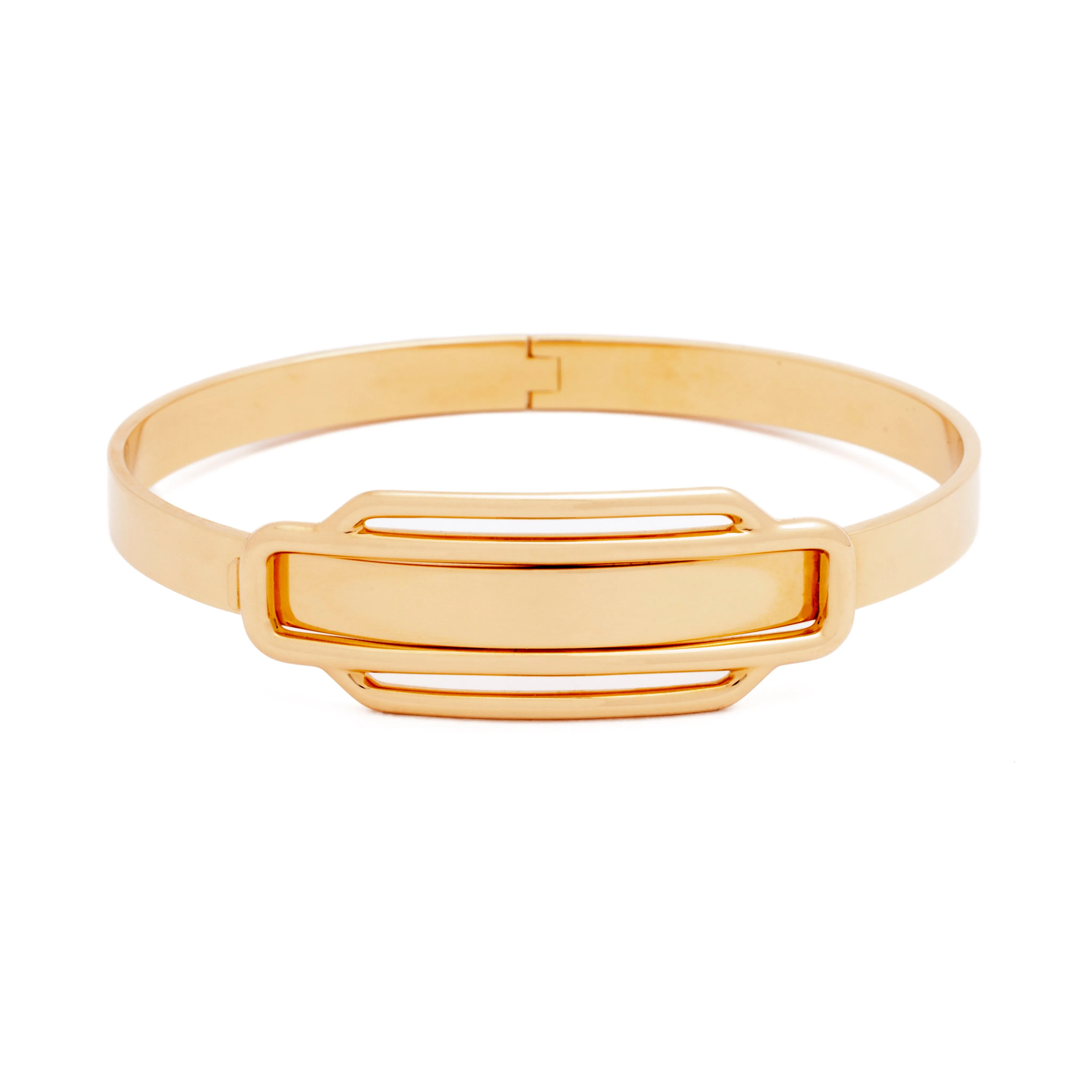 18K ROSE GOLD HERMÈS BANGLE sold by Stephanie Windsor product image thumbnail 3