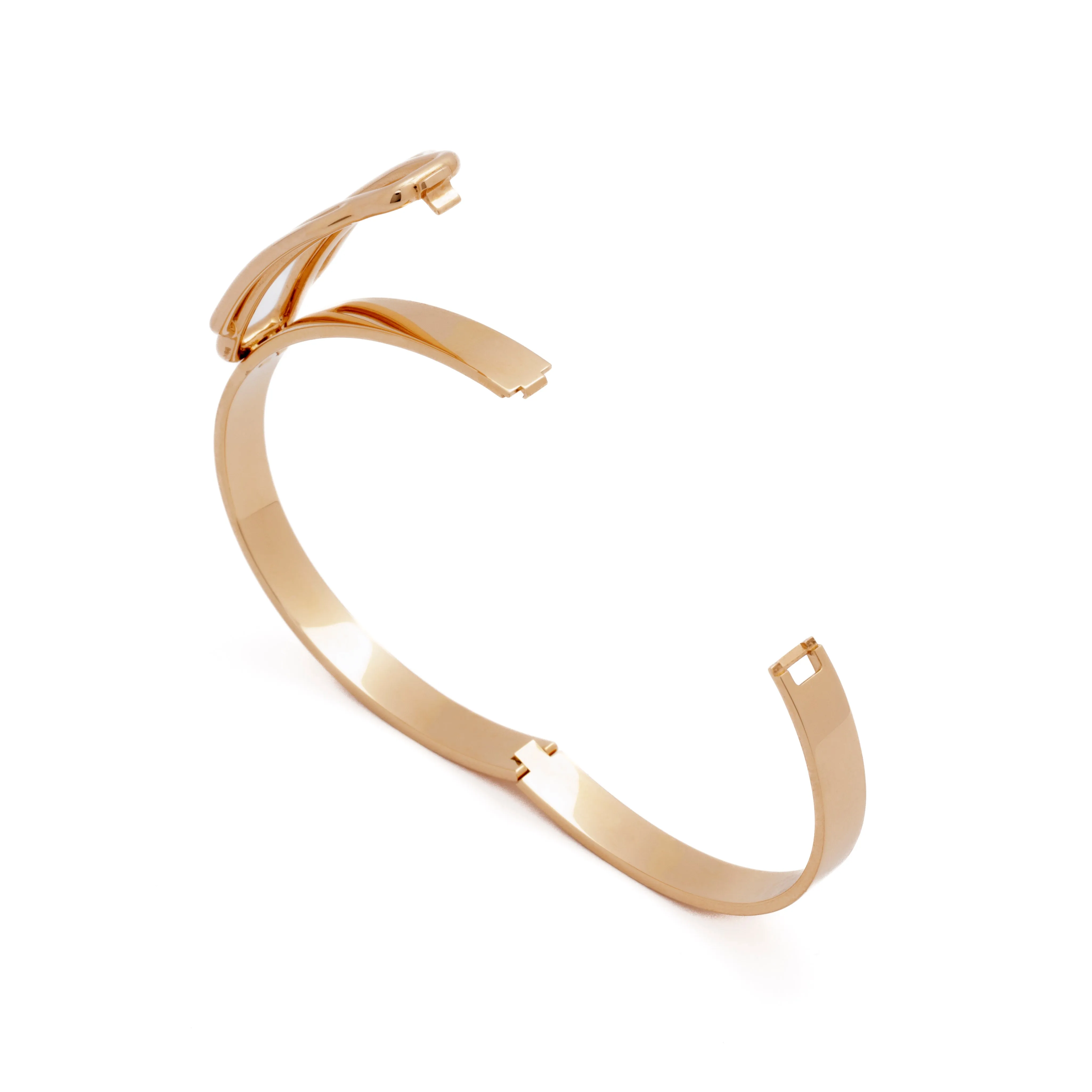 18K ROSE GOLD HERMÈS BANGLE sold by Stephanie Windsor product image thumbnail 4