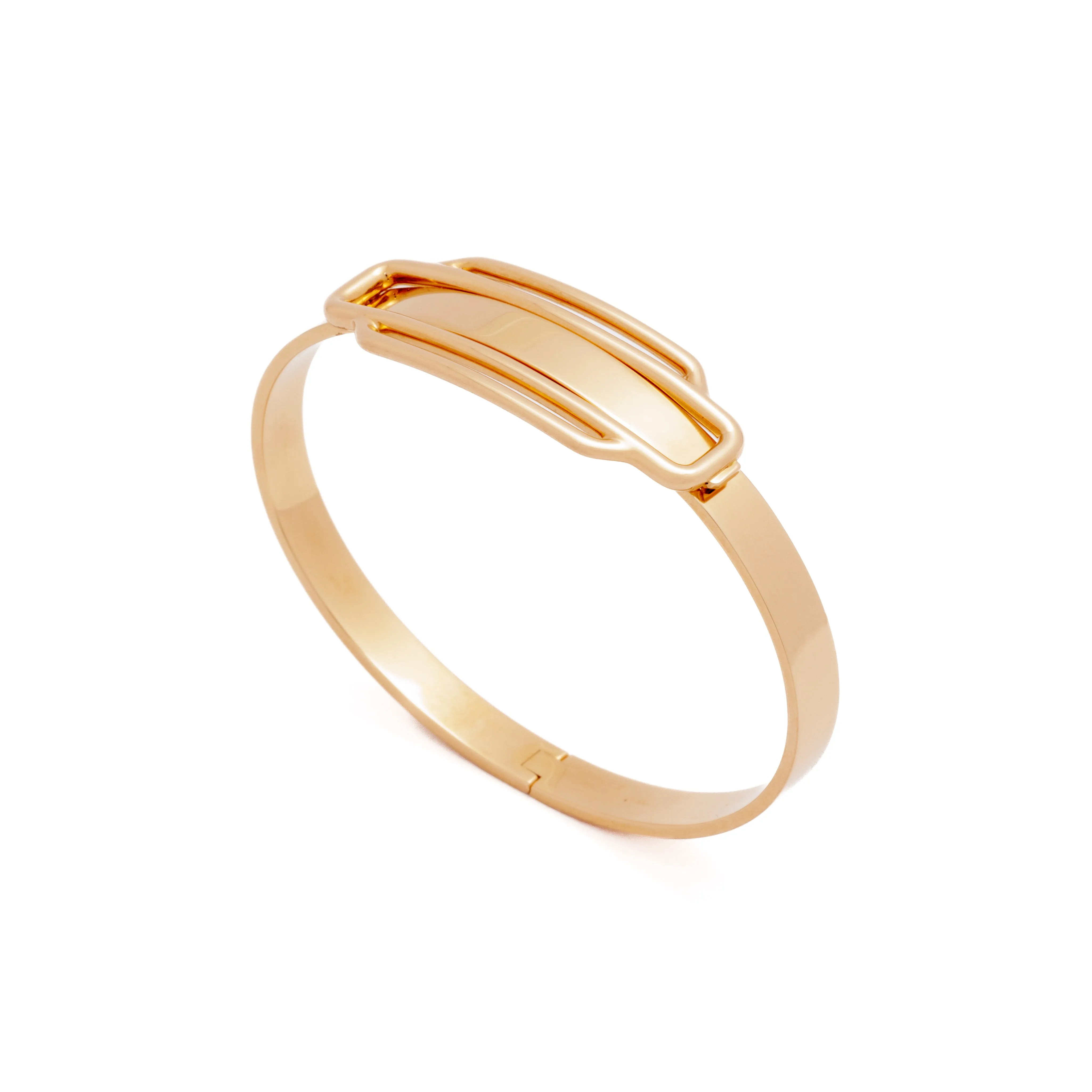 18K ROSE GOLD HERMÈS BANGLE sold by Stephanie Windsor