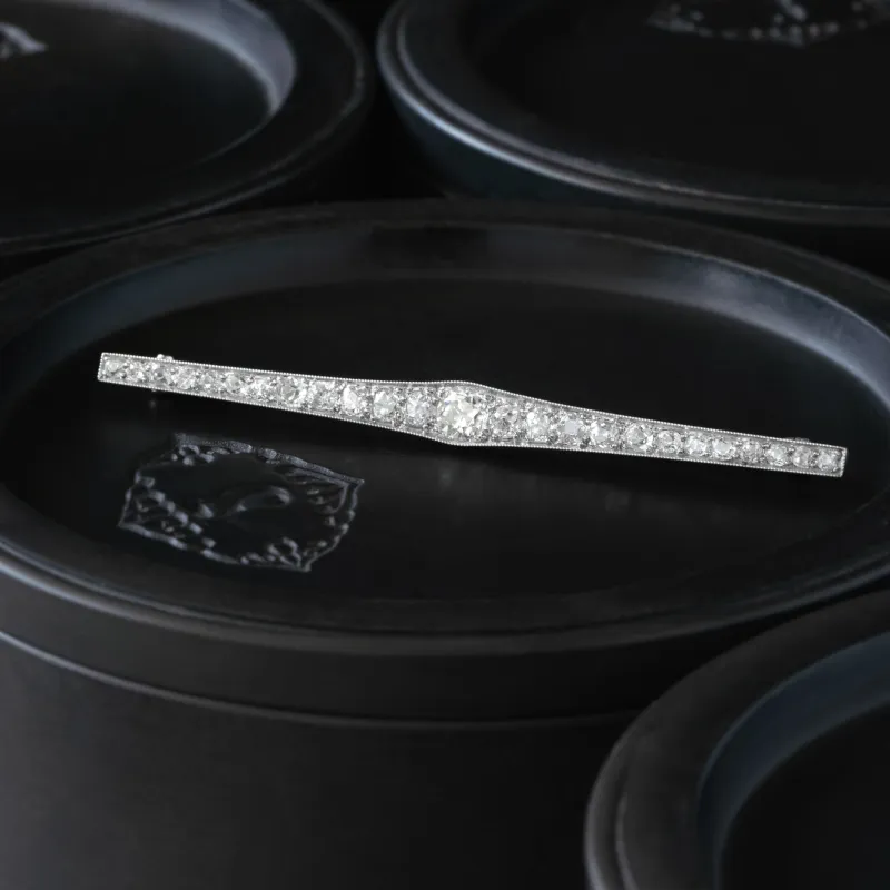 ART DECO DIAMOND BROOCH sold by Stephanie Windsor