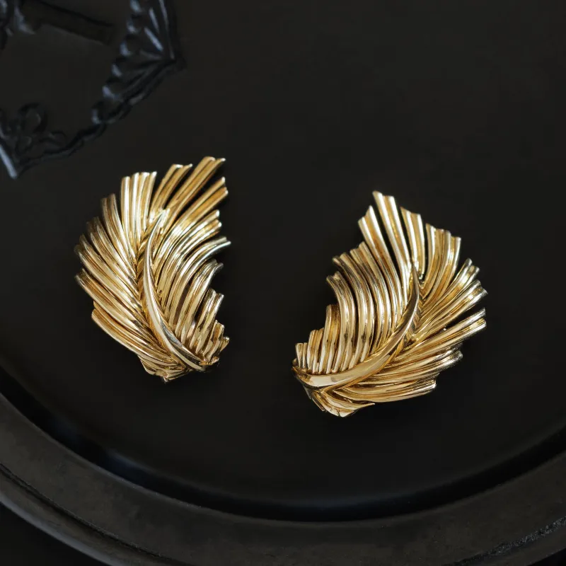 Van Cleef & Arpels Leaf Earrings sold by Stephanie Windsor
