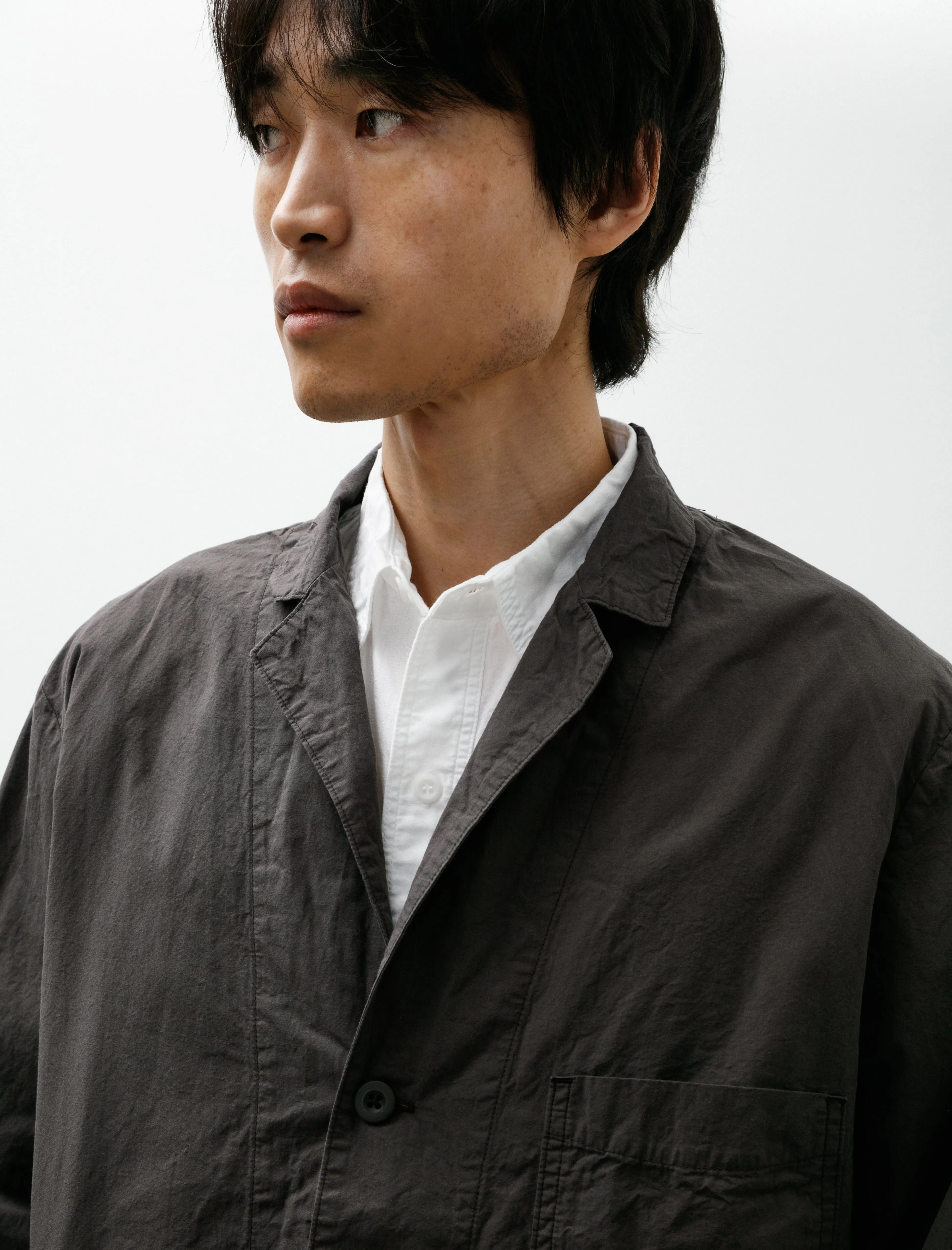 Simple Light Jacket Charcoal Grey sold by SHOP NEIGHBOR product image thumbnail 4