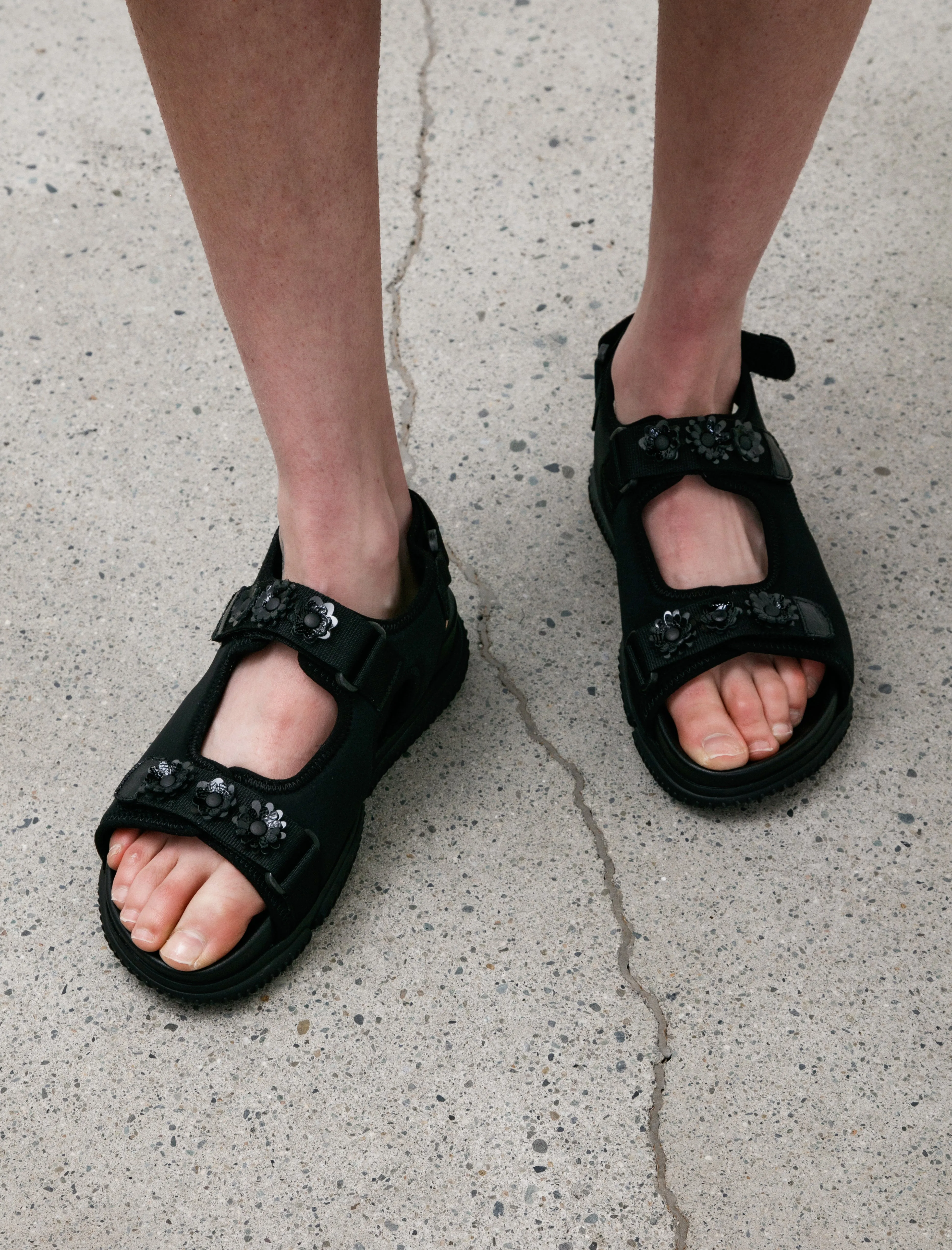 Valeria Neoprene Sandal Black sold by SHOP NEIGHBOR