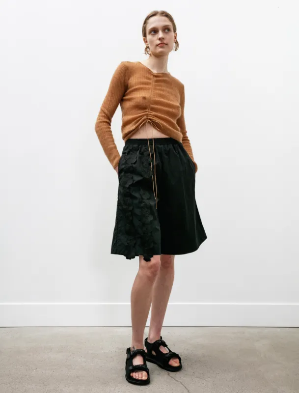 Angel Flower Shorts Black sold by SHOP NEIGHBOR
