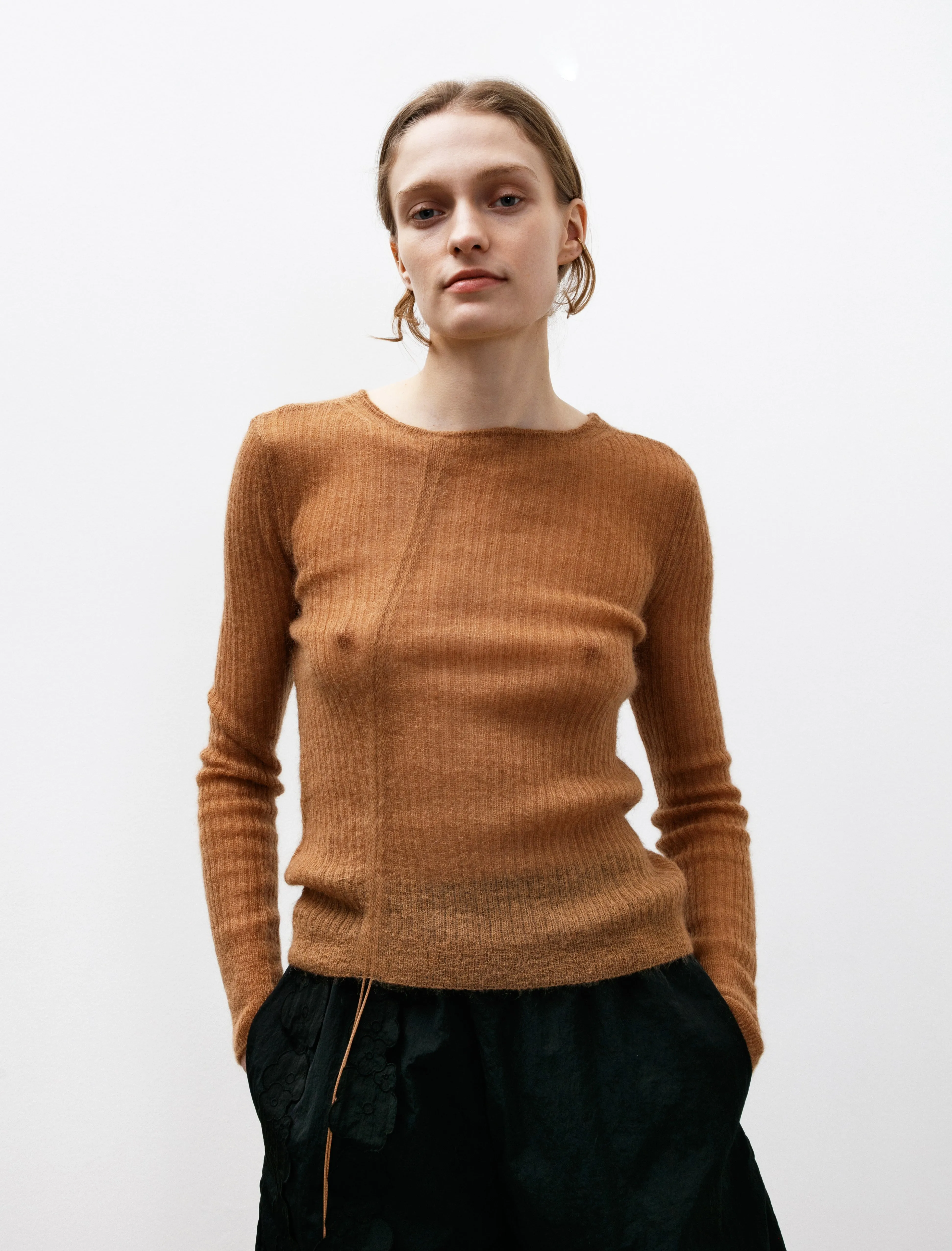 Ussi Mohair Pullover Chestnut sold by SHOP NEIGHBOR