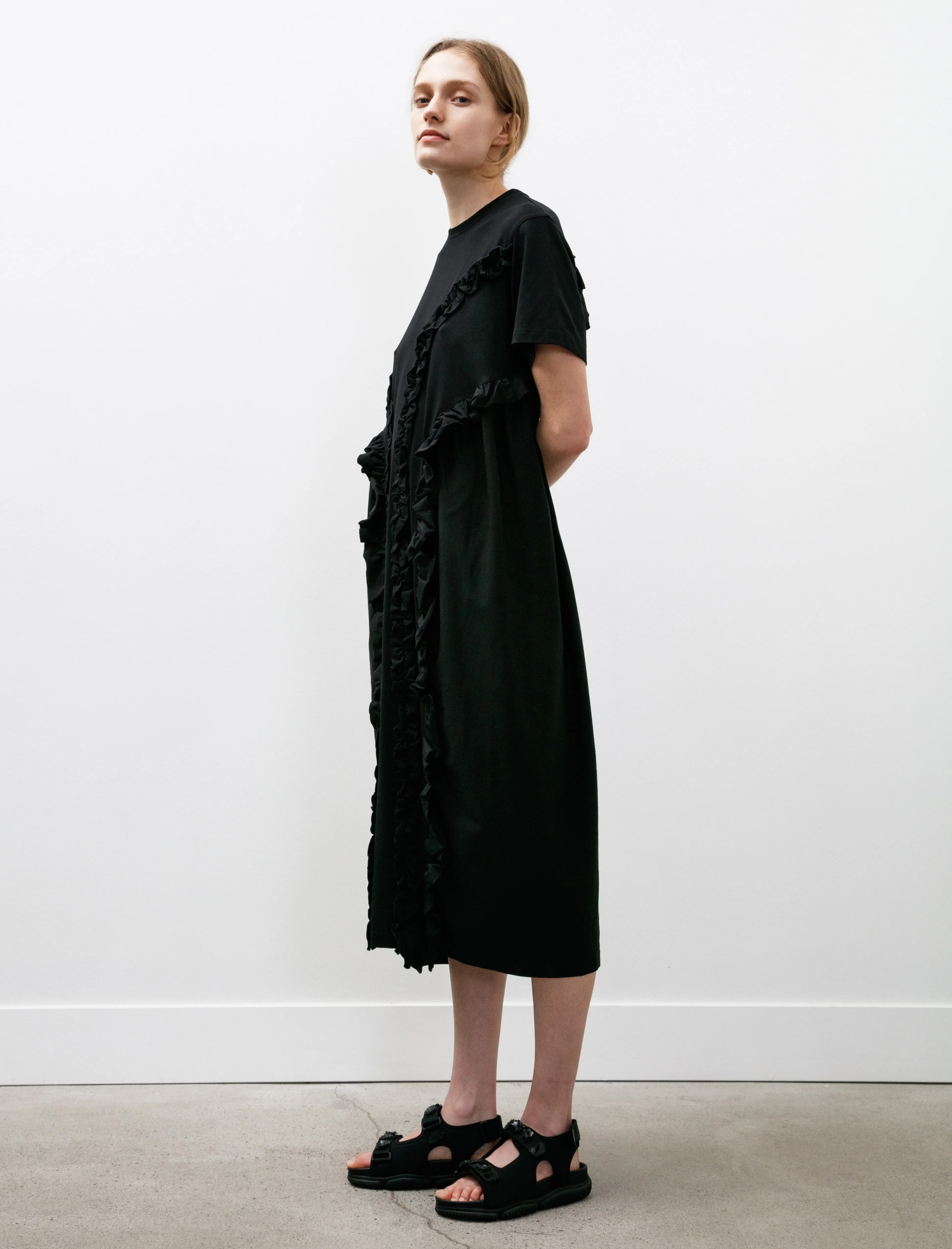 Alaine Jersey Dress Black sold by SHOP NEIGHBOR