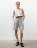 Lucy Shorts Grey Check sold by SHOP NEIGHBOR