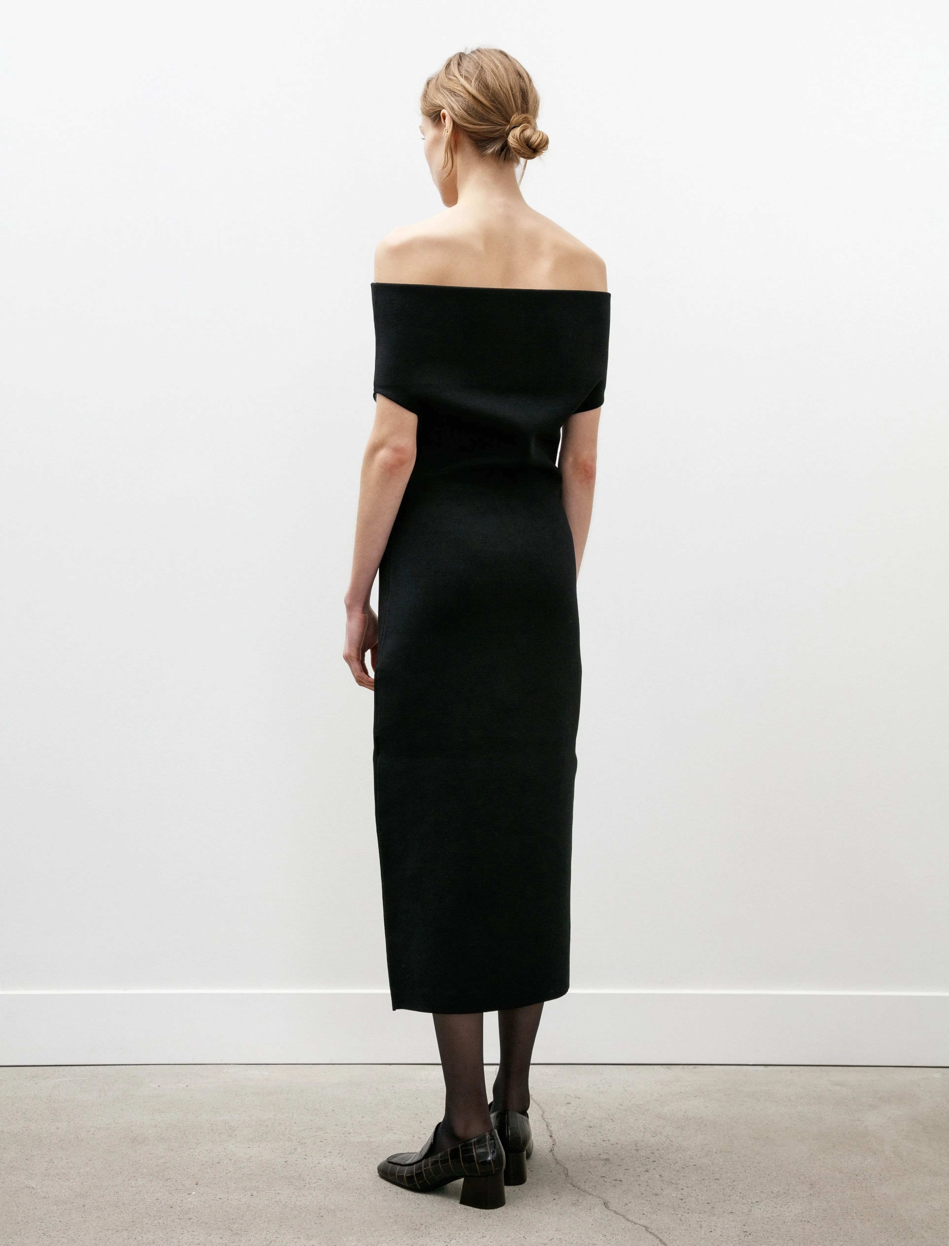 Double Knit Dress Black sold by SHOP NEIGHBOR product image thumbnail 4