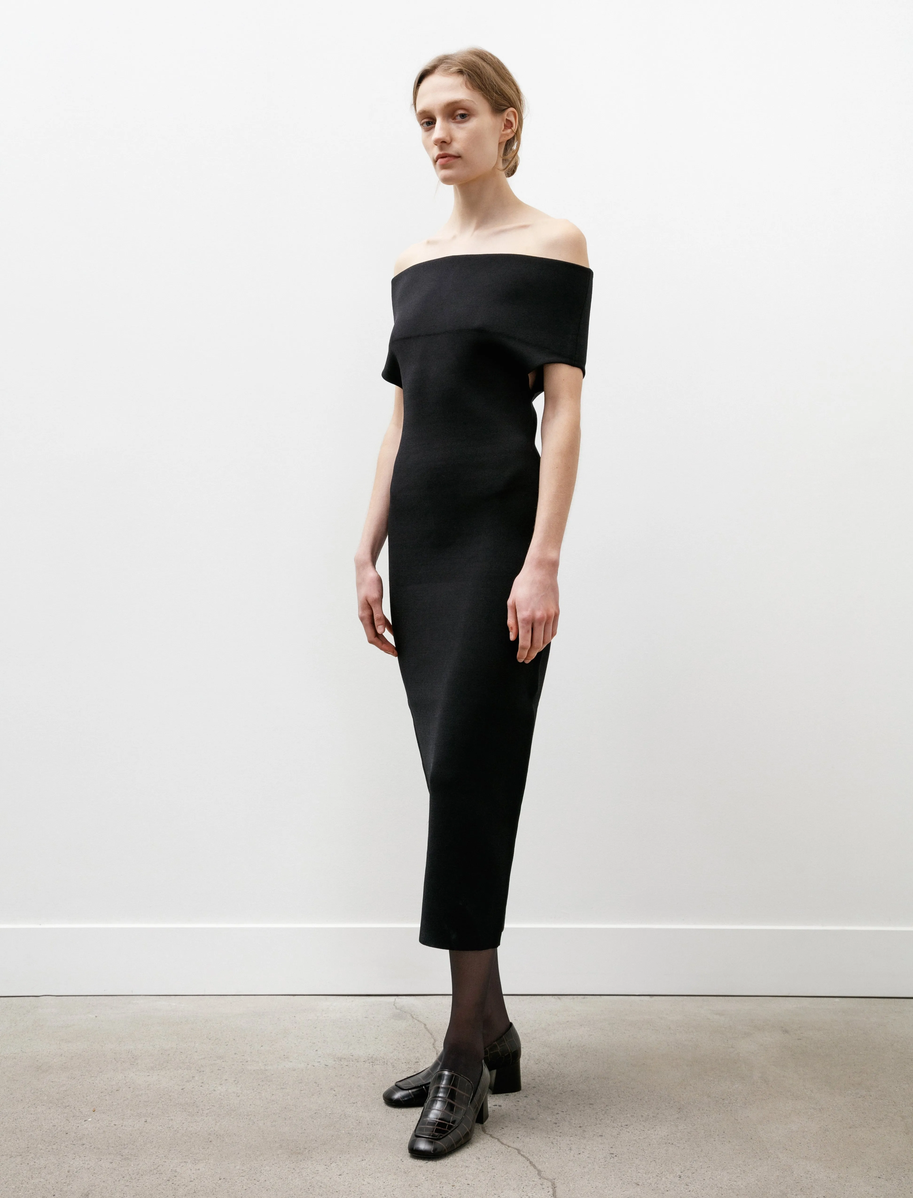 Double Knit Dress Black sold by SHOP NEIGHBOR product image thumbnail 3