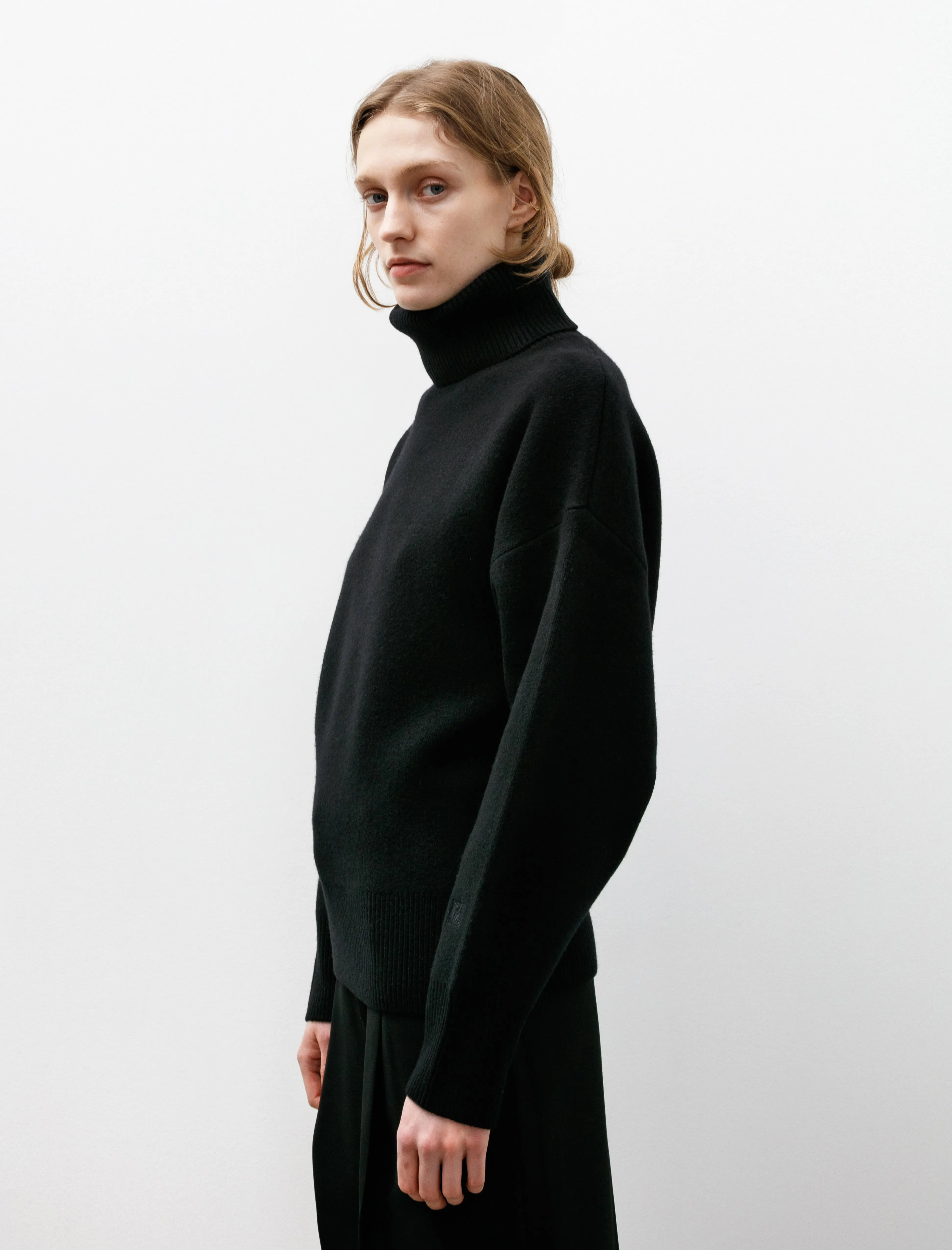 Double Knit Turtleneck Black sold by SHOP NEIGHBOR product image thumbnail 2