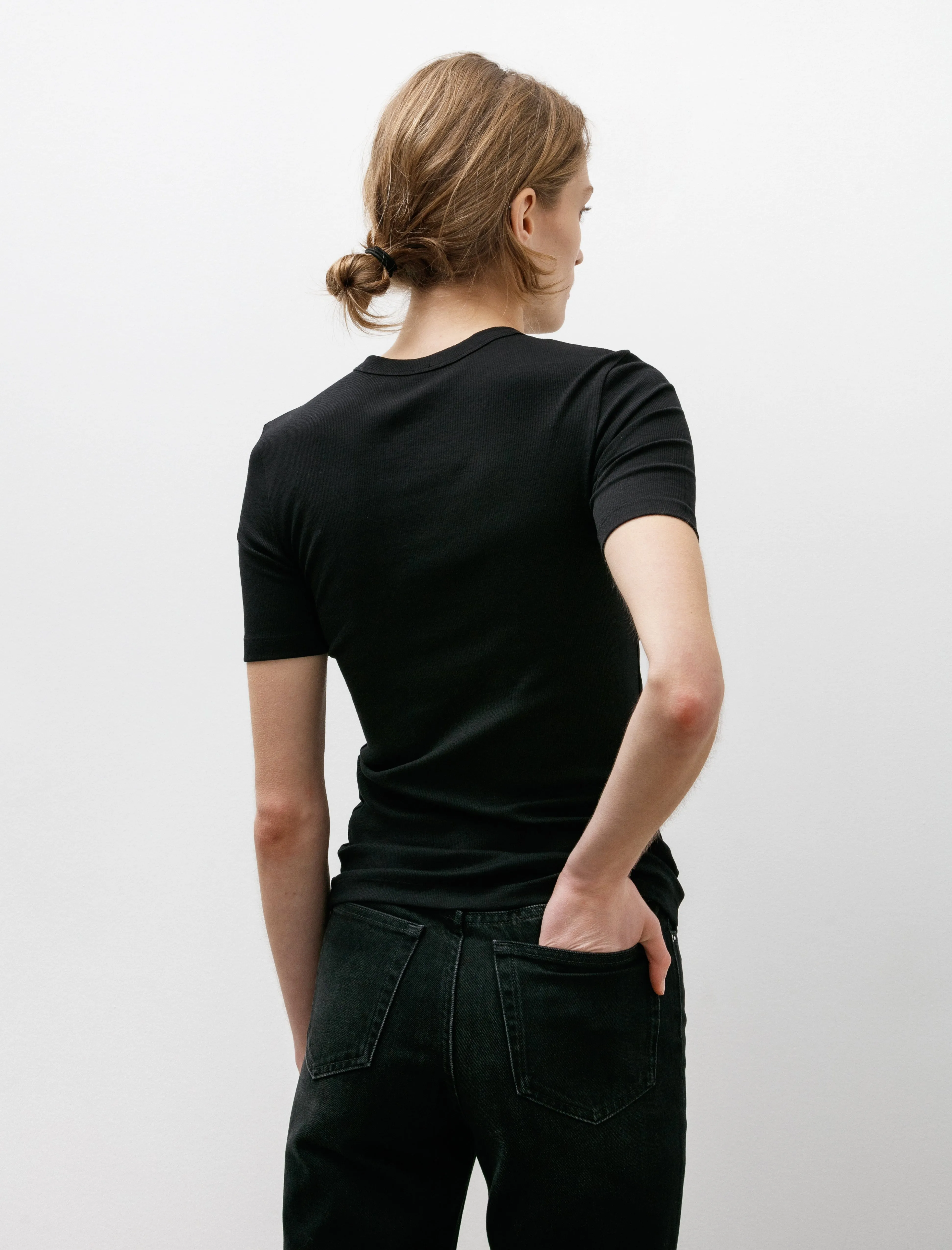 Classic Rib Tee Black sold by SHOP NEIGHBOR product image thumbnail 4
