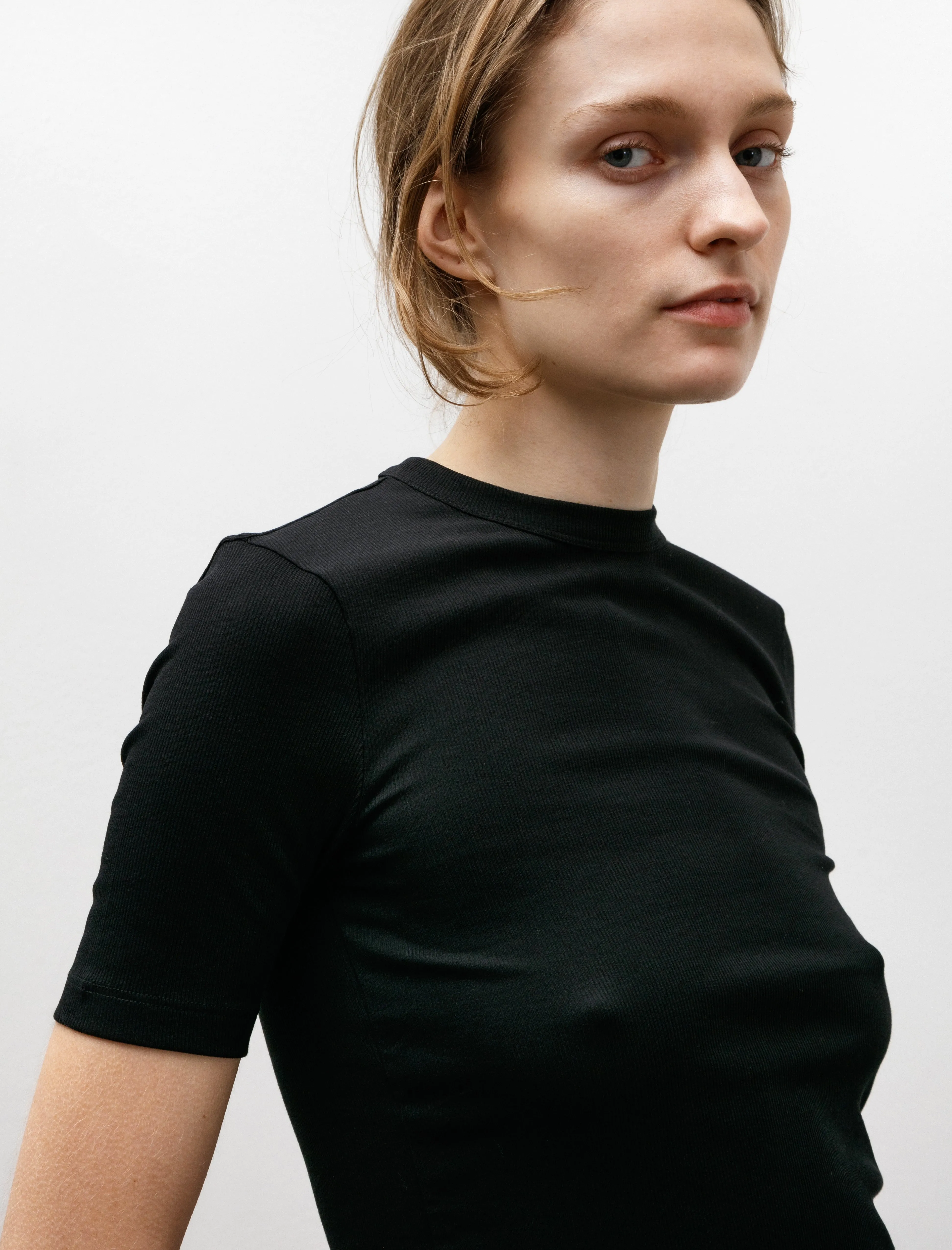 Classic Rib Tee Black sold by SHOP NEIGHBOR product image thumbnail 2